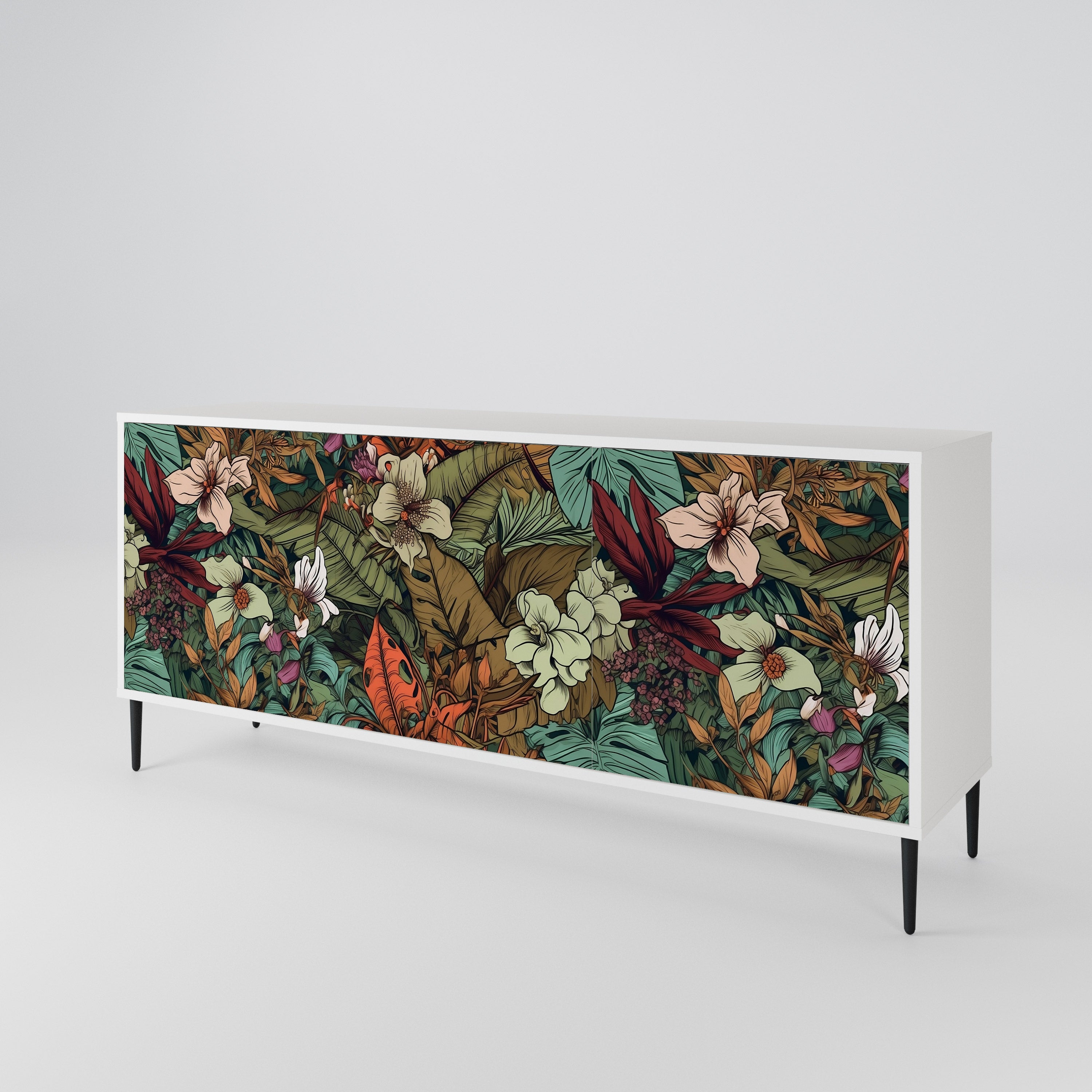 BOTANICAL EMERGENCE 3-türiges Sideboard