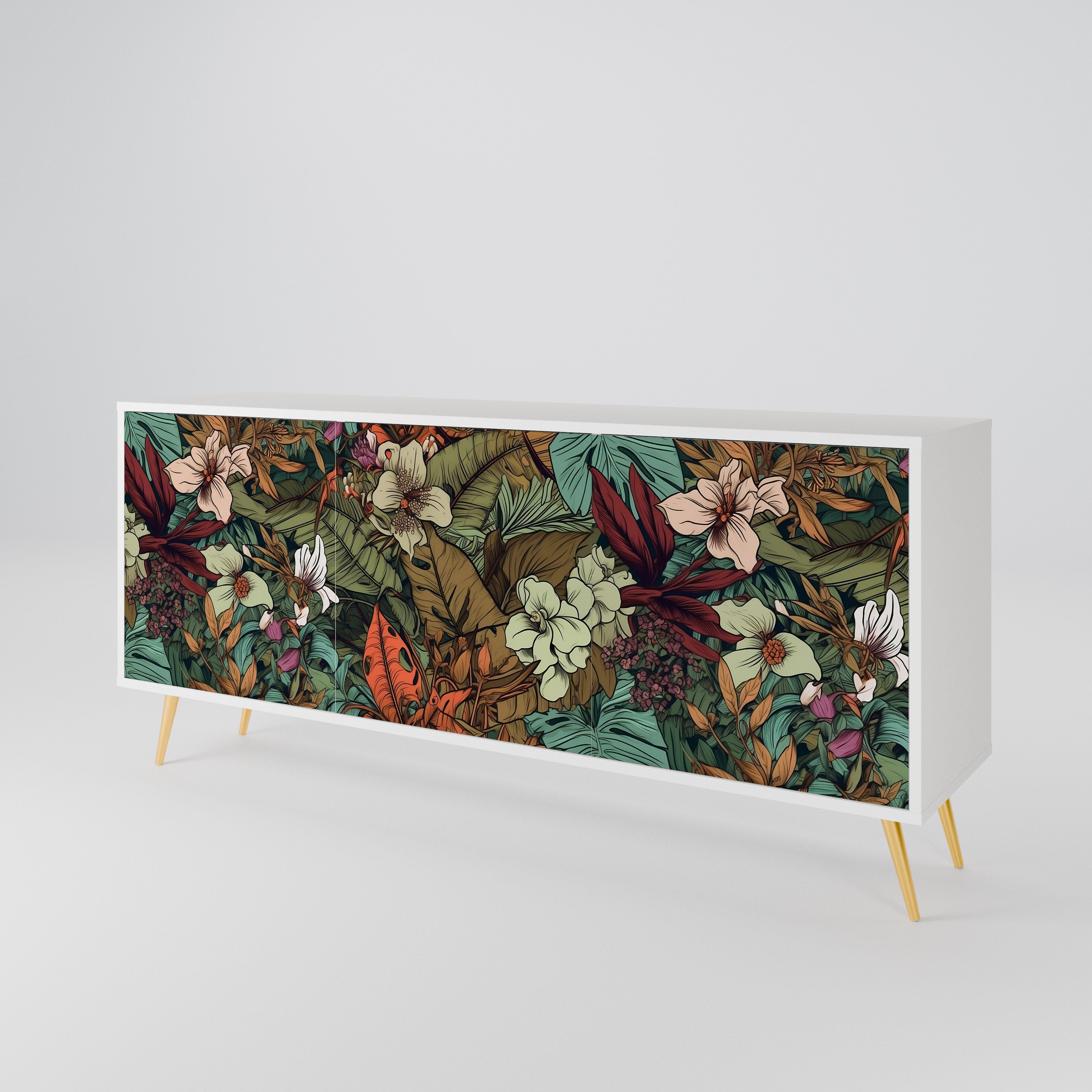 BOTANICAL EMERGENCE 3-türiges Sideboard