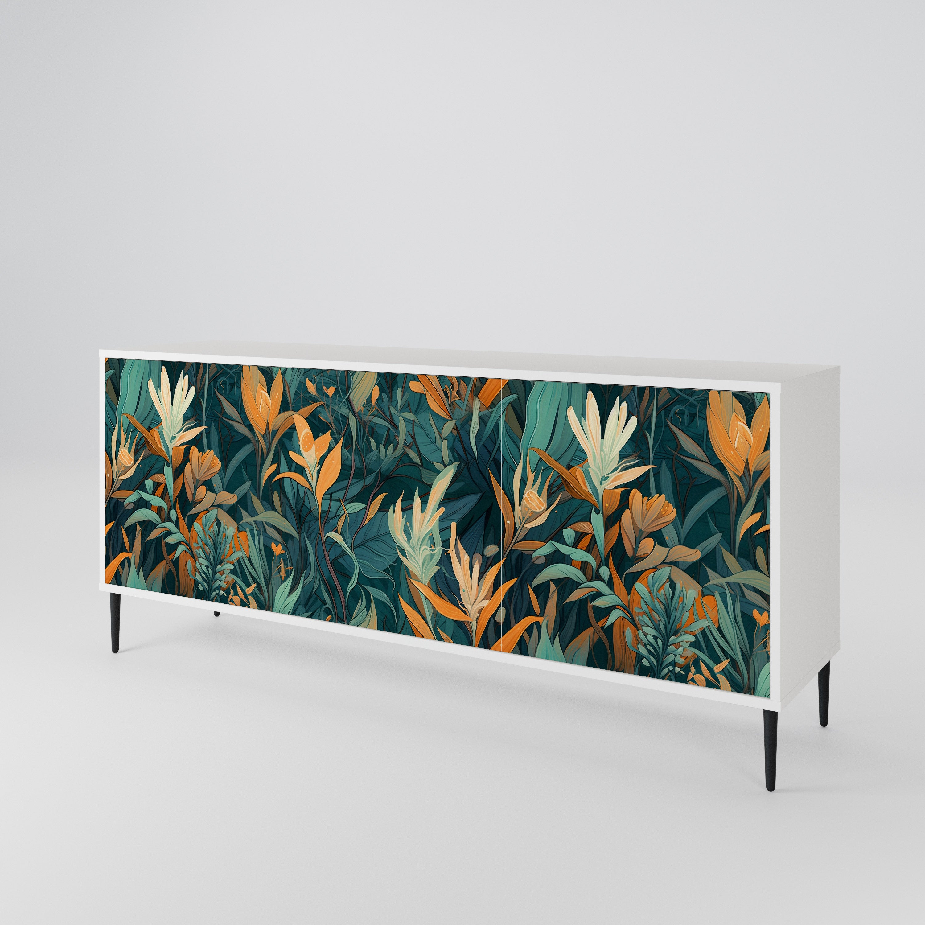 FLORAL SERENITY 3-türiges Sideboard