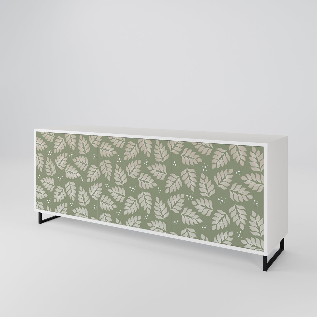 LEAVES ON GREEN 3-türiges Sideboard
