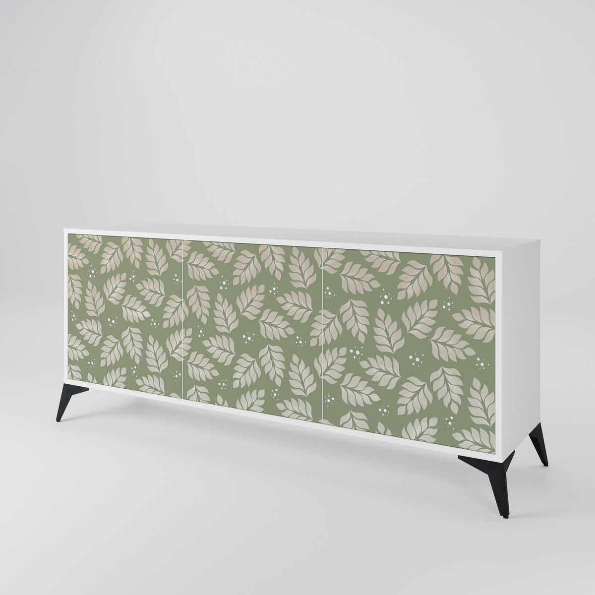LEAVES ON GREEN 3-türiges Sideboard