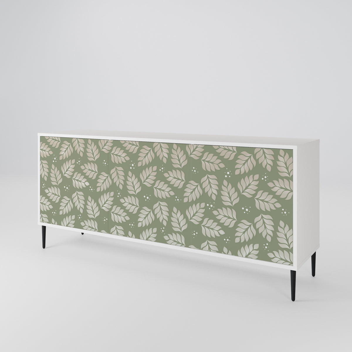 LEAVES ON GREEN 3-türiges Sideboard
