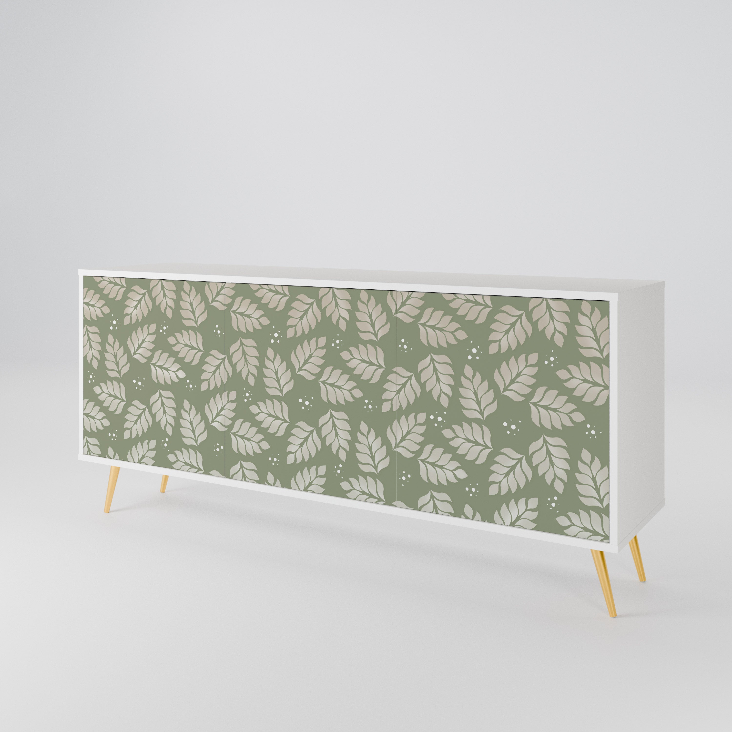 LEAVES ON GREEN 3-türiges Sideboard