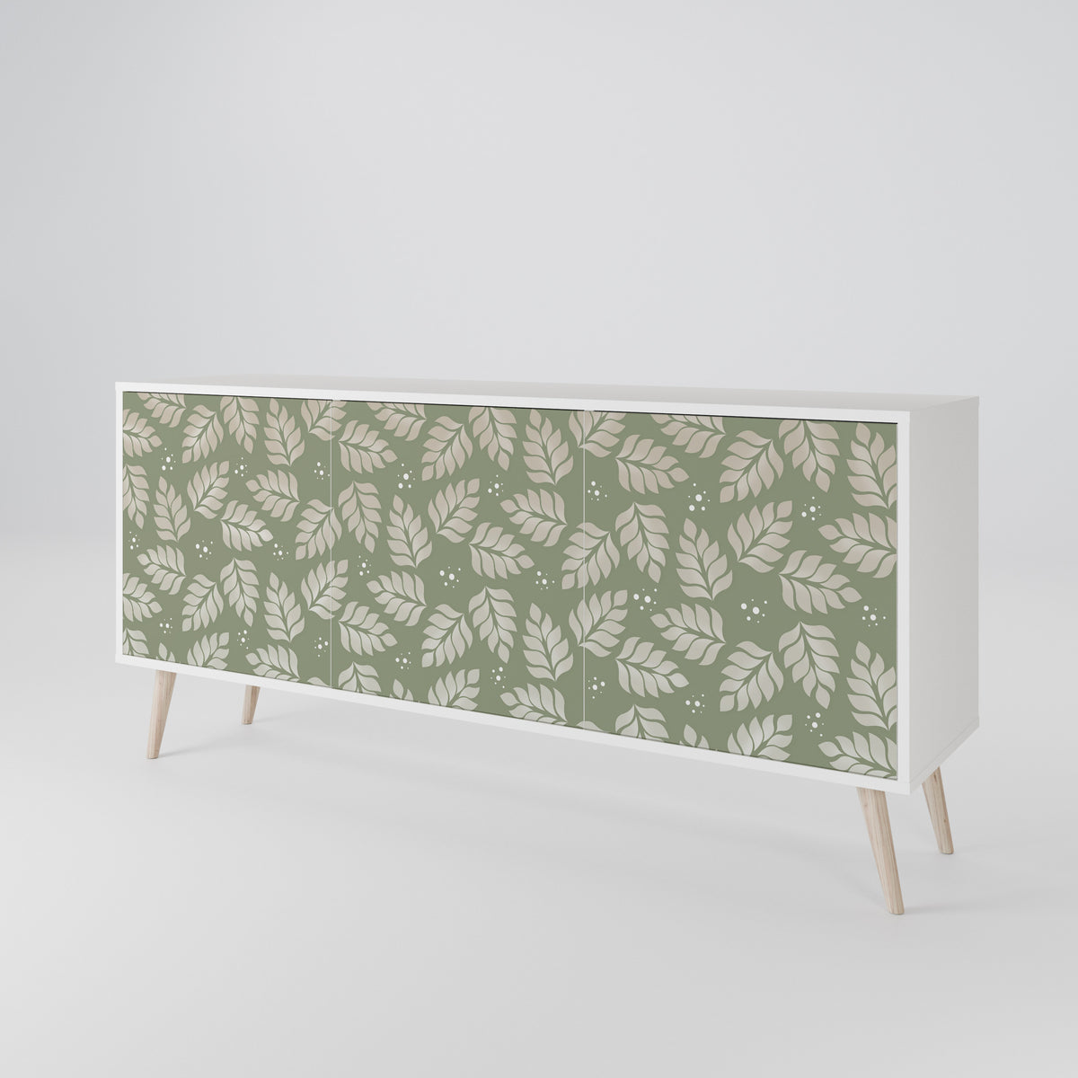 LEAVES ON GREEN 3-türiges Sideboard
