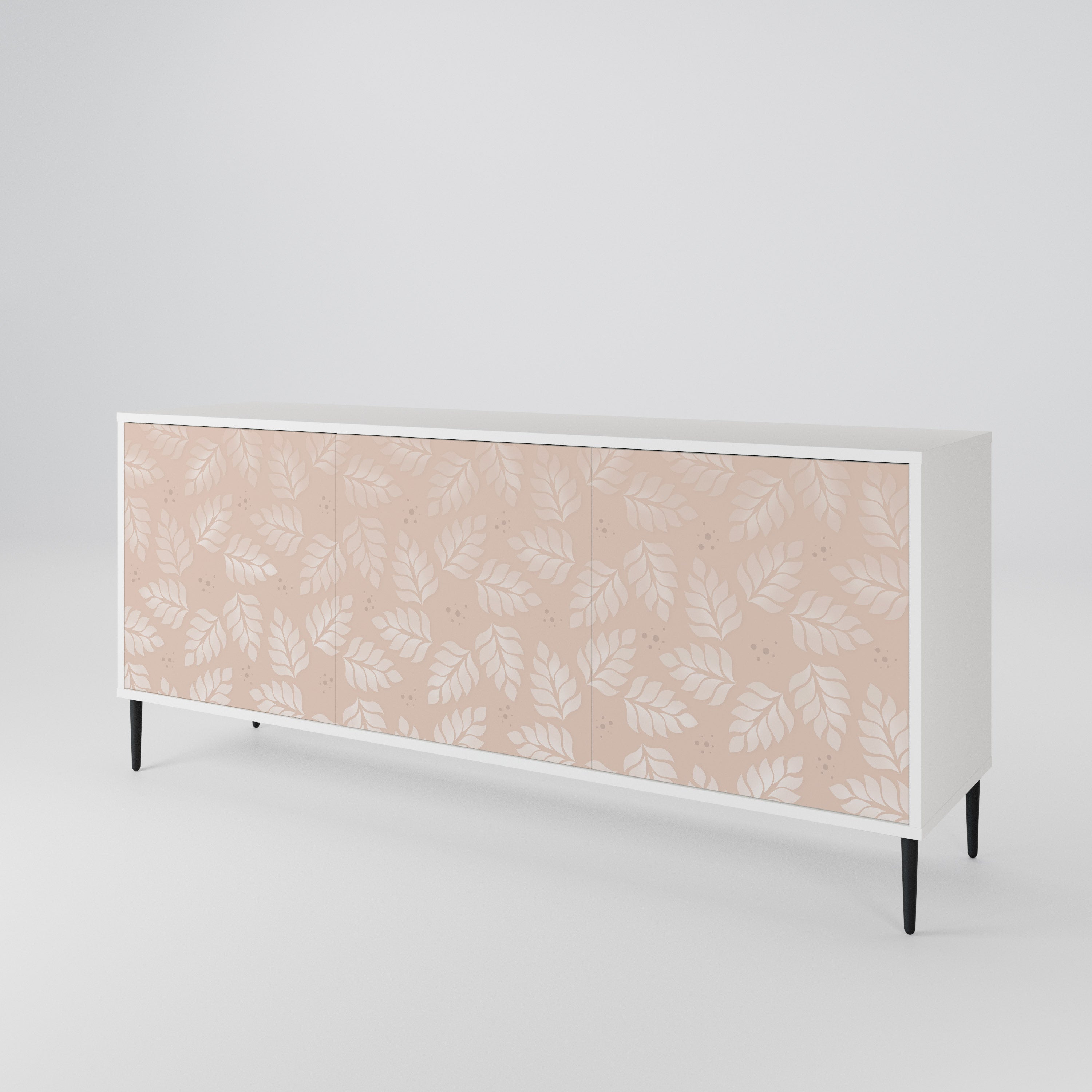 LEAVES ON BEIGE 3-türiges Sideboard