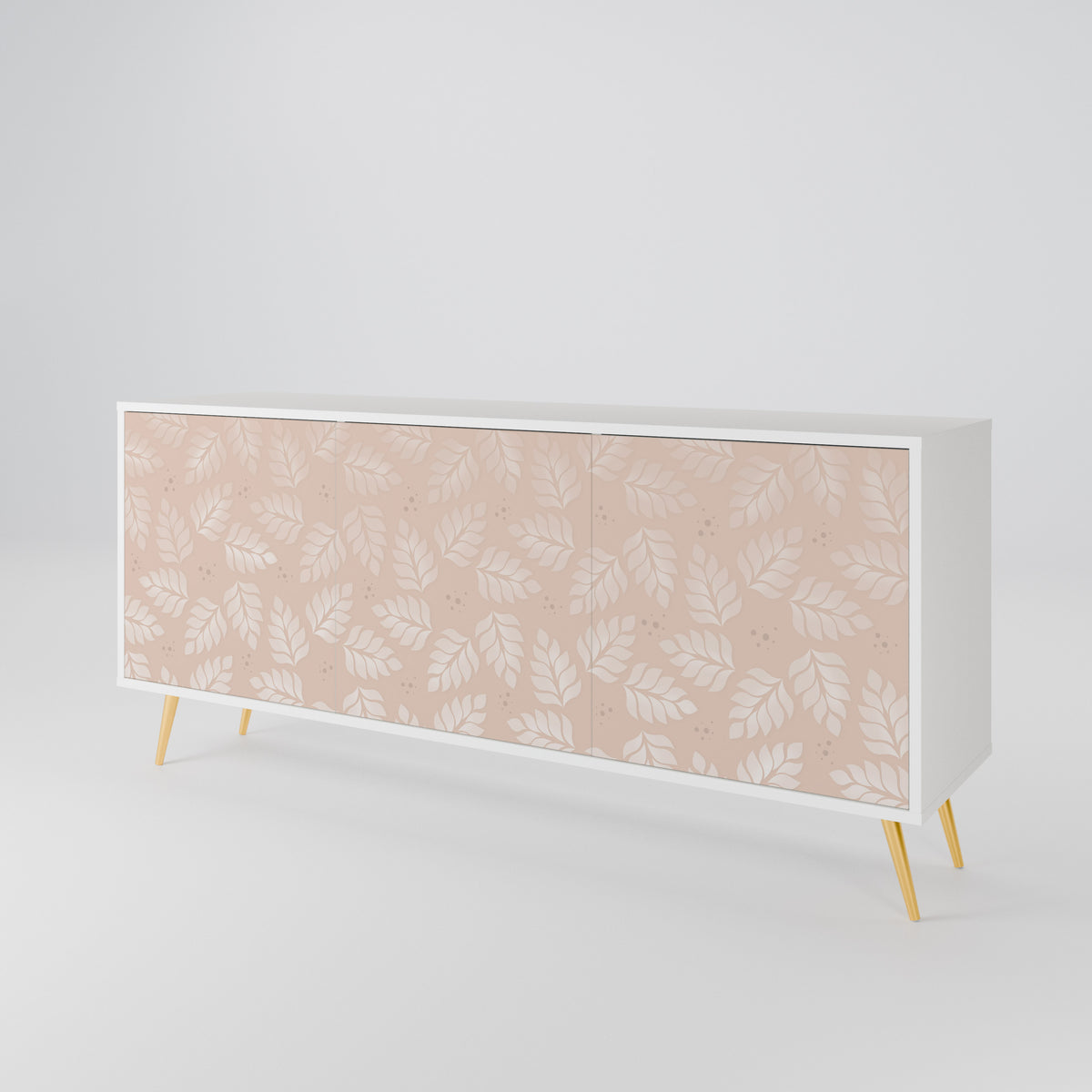 LEAVES ON BEIGE 3-türiges Sideboard
