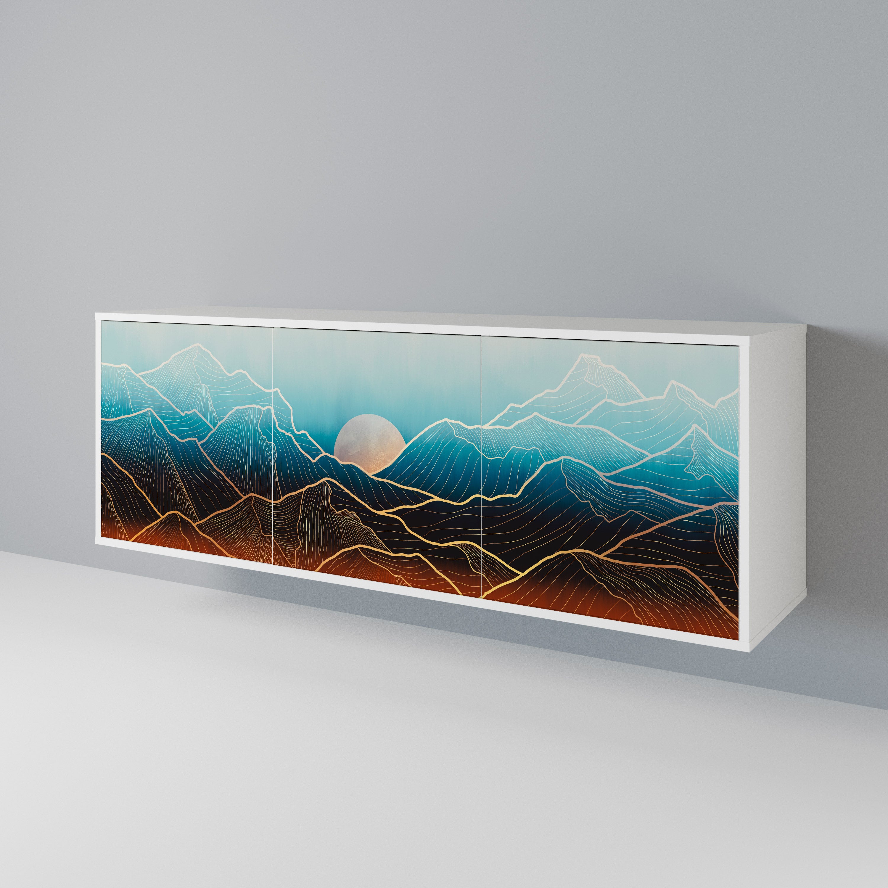 LUNAR SECRETS 3-türiges Sideboard