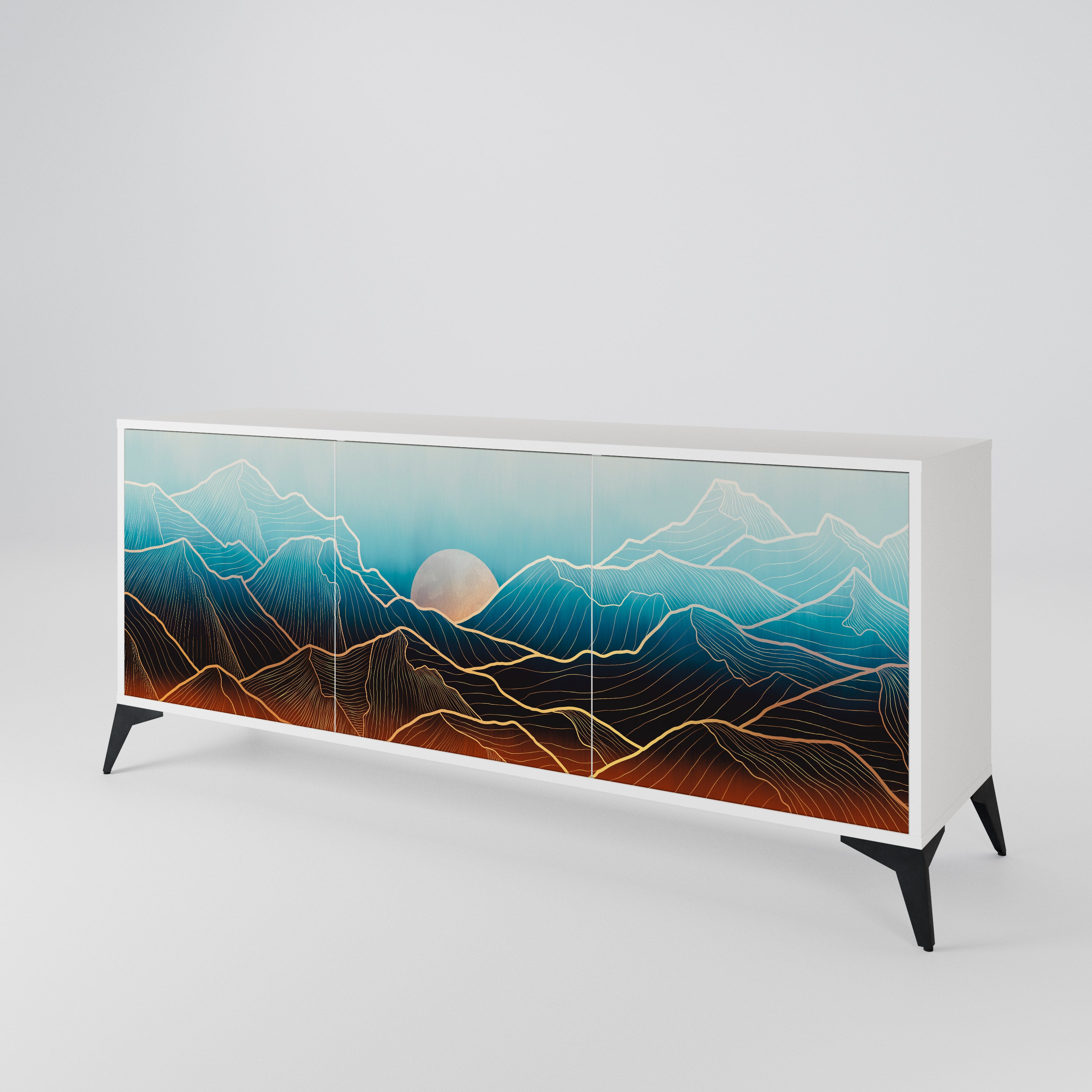 LUNAR SECRETS 3-türiges Sideboard