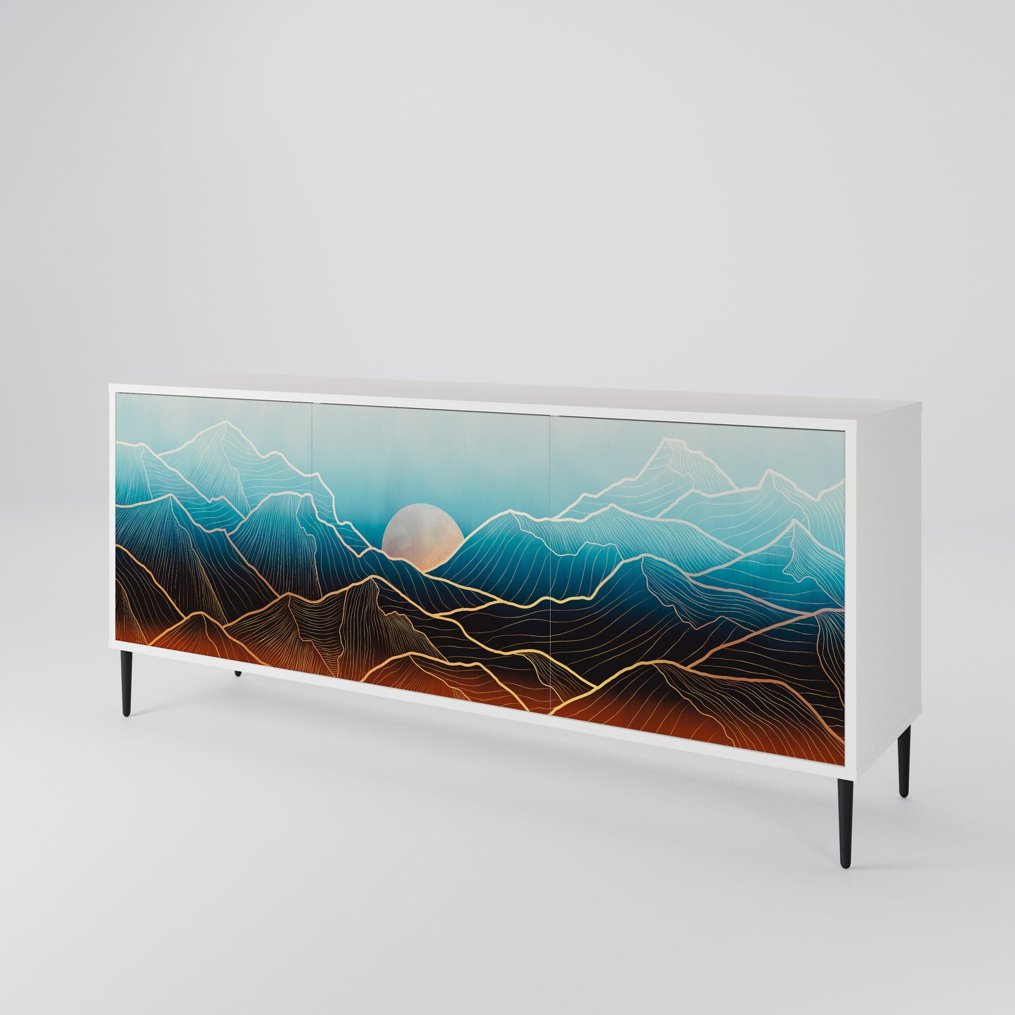 LUNAR SECRETS 3-türiges Sideboard