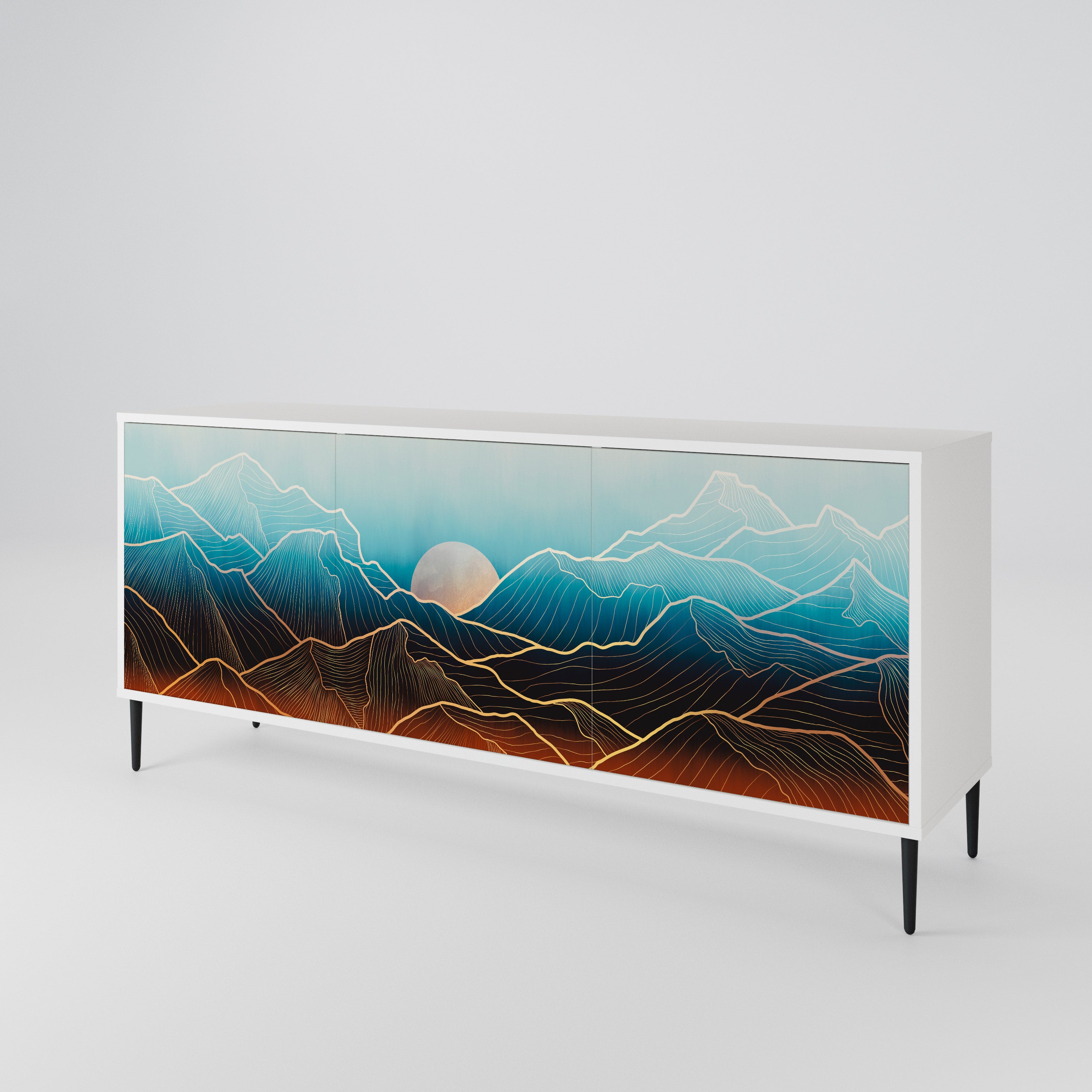 LUNAR SECRETS 3-türiges Sideboard