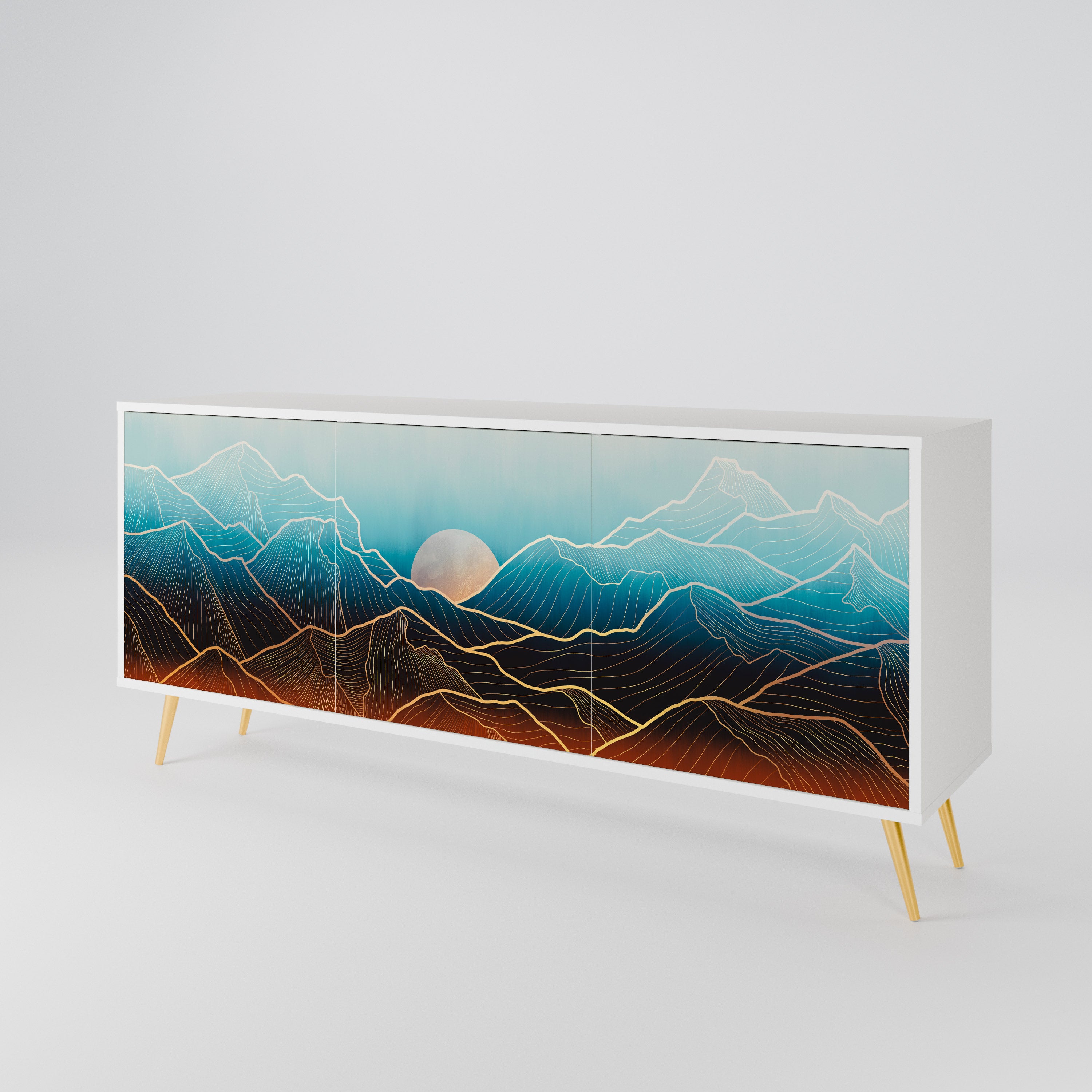 LUNAR SECRETS 3-türiges Sideboard
