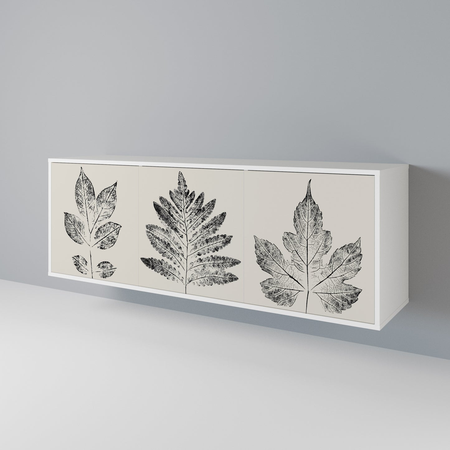 LEAFY STAMPS 3-türiges Sideboard
