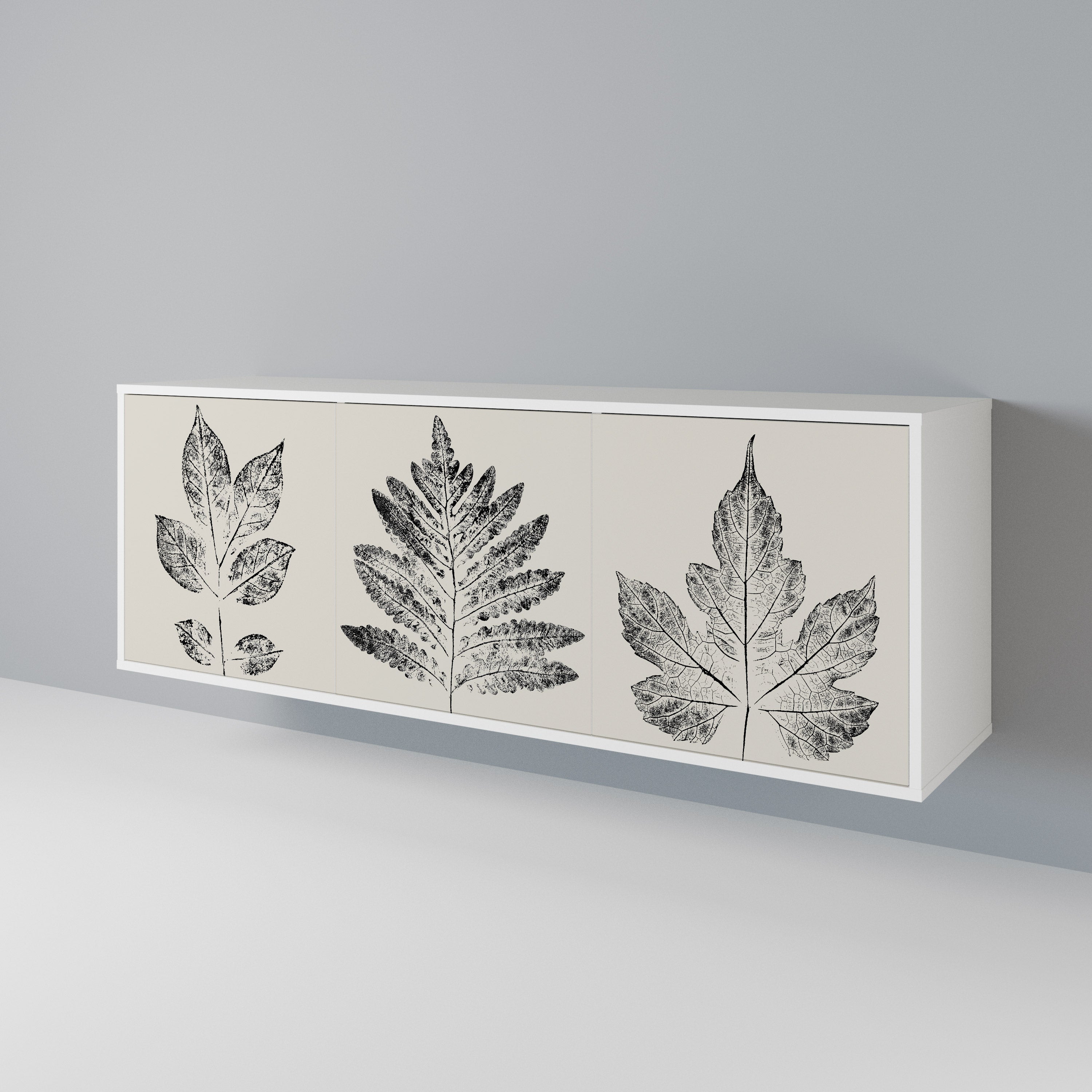 LEAFY STAMPS 3-türiges Sideboard