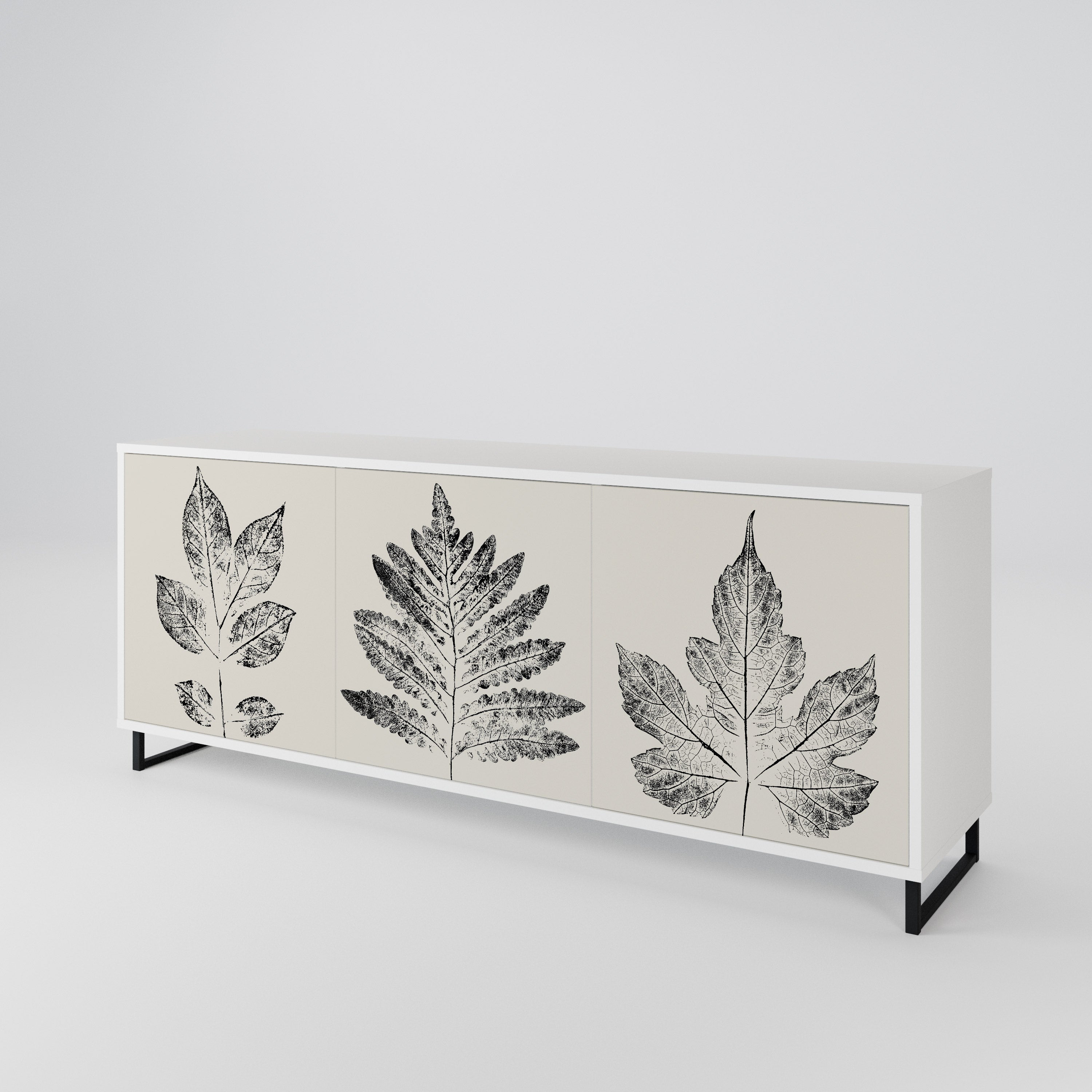 LEAFY STAMPS 3-türiges Sideboard