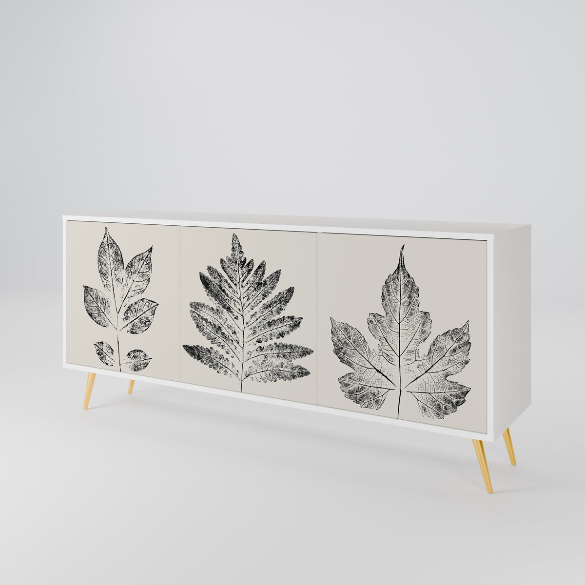 LEAFY STAMPS 3-türiges Sideboard
