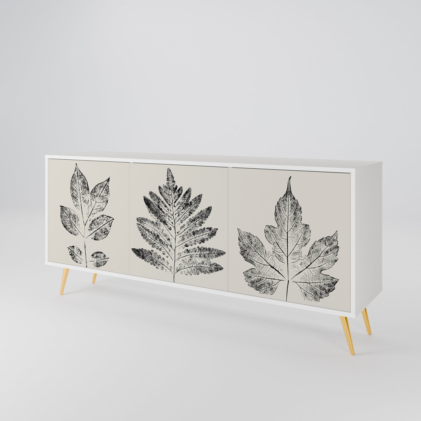 LEAFY STAMPS 3-türiges Sideboard