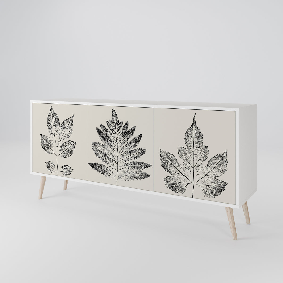 LEAFY STAMPS 3-türiges Sideboard