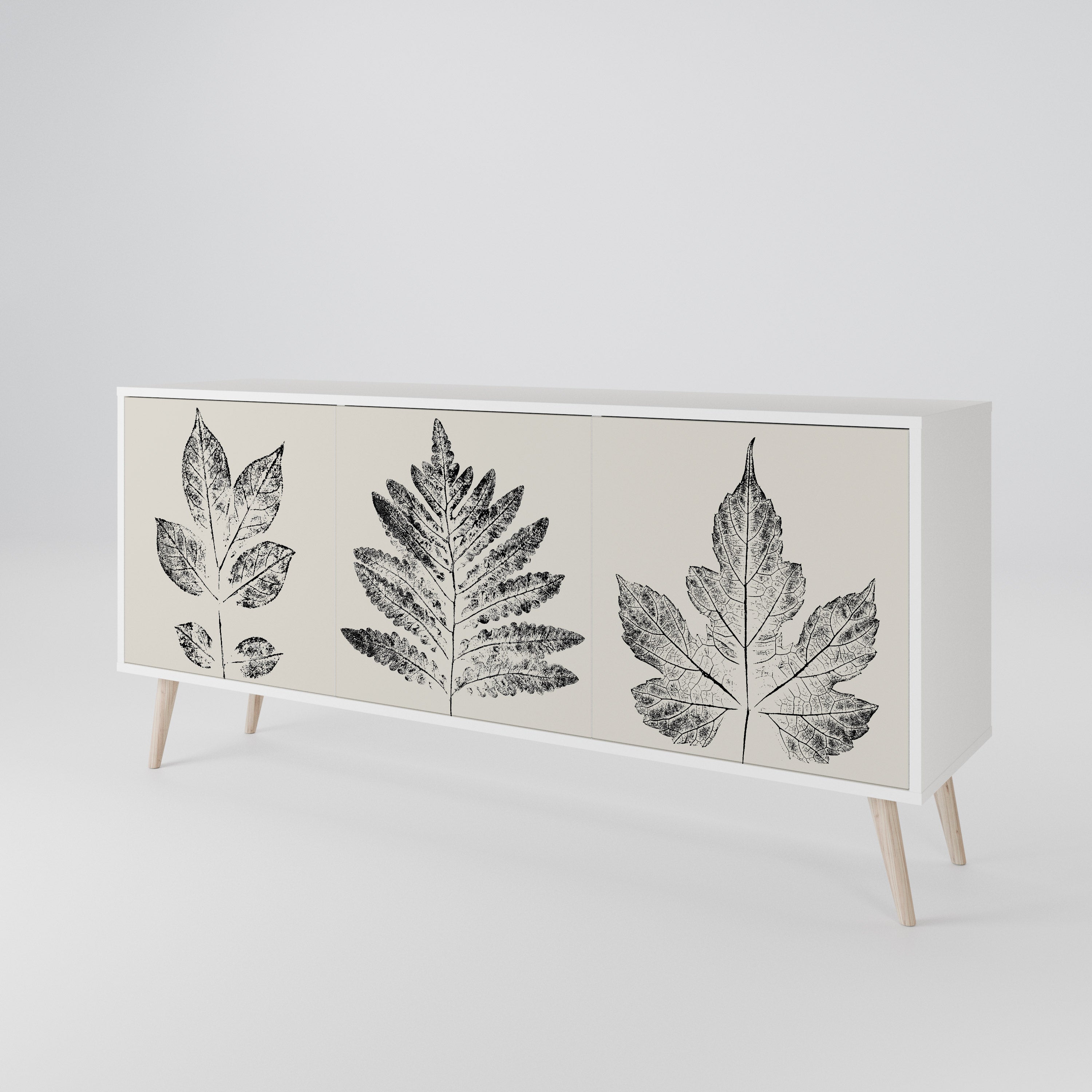 LEAFY STAMPS 3-türiges Sideboard