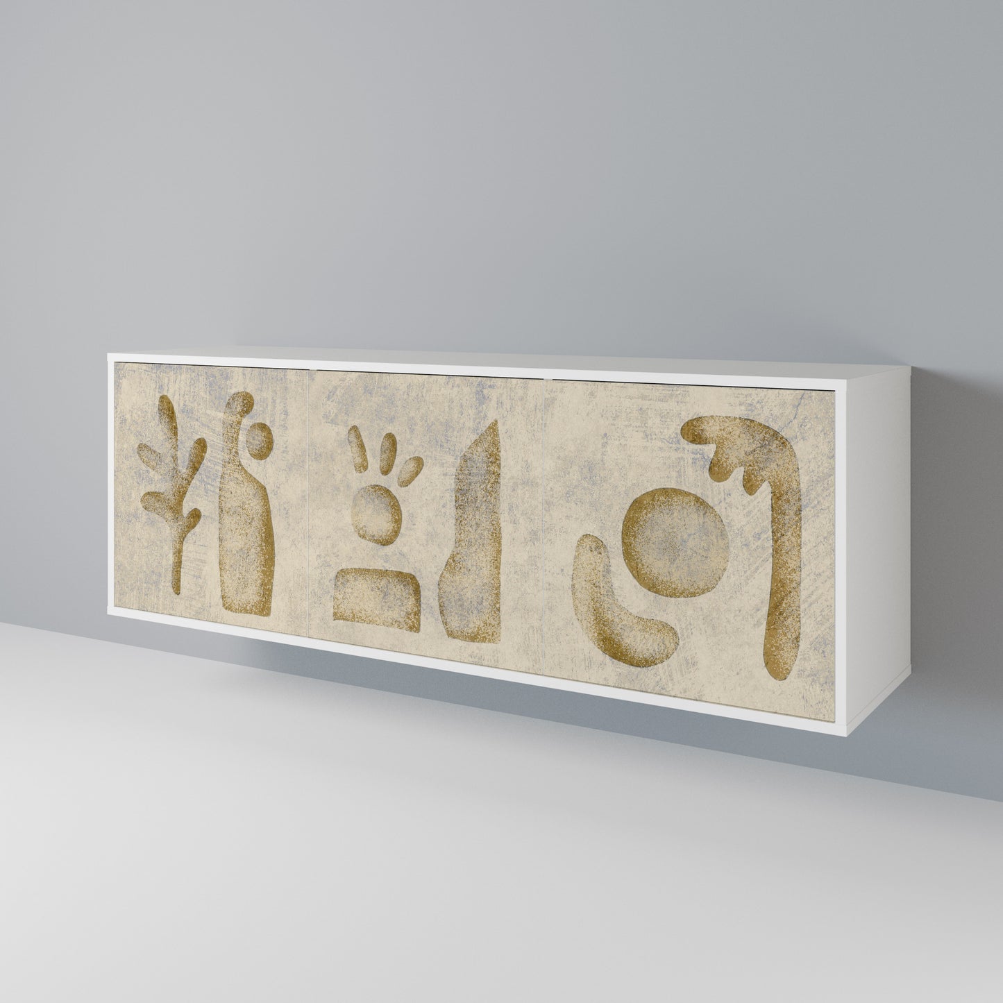 SAND SCULPTURES 3-türiges Sideboard
