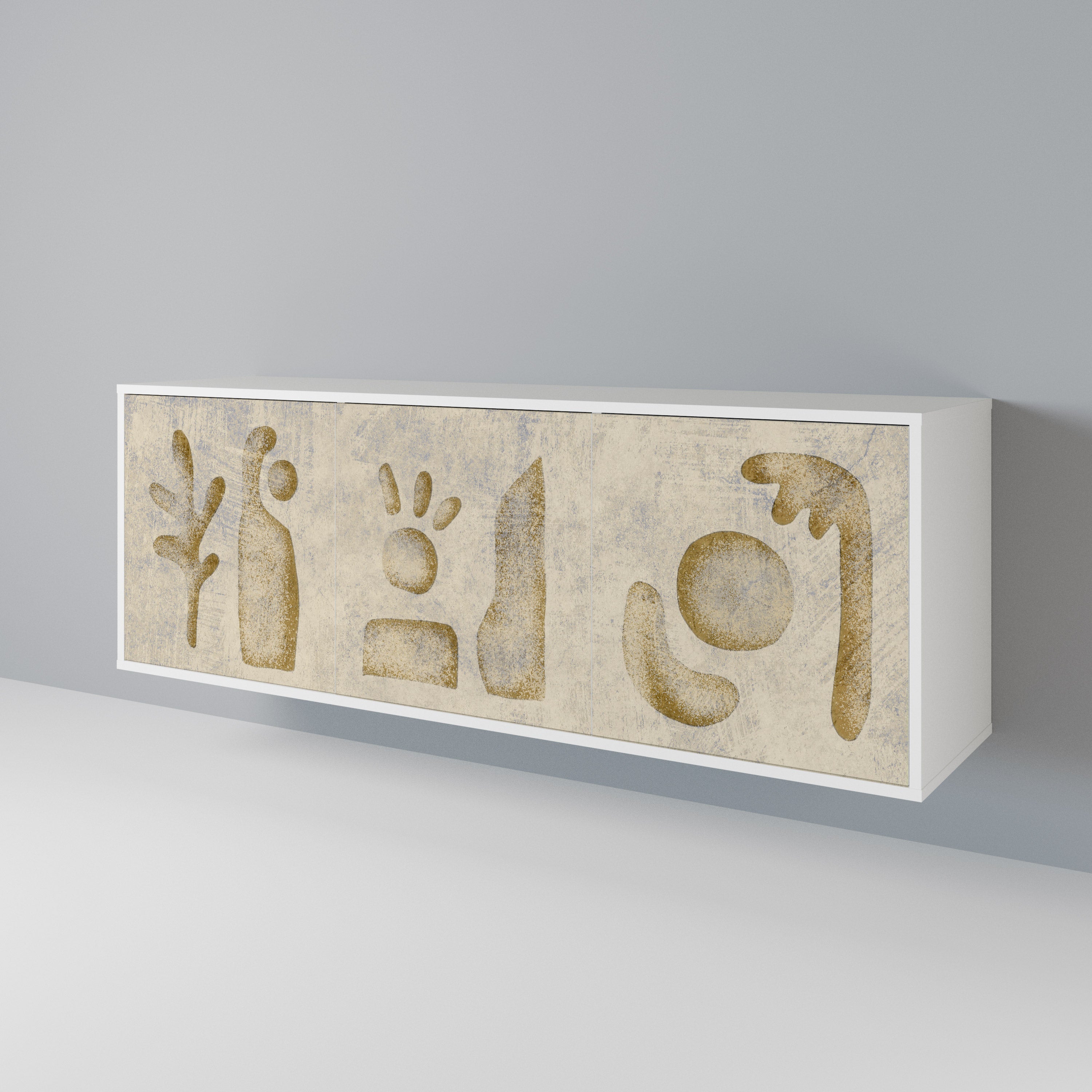 SAND SCULPTURES 3-türiges Sideboard