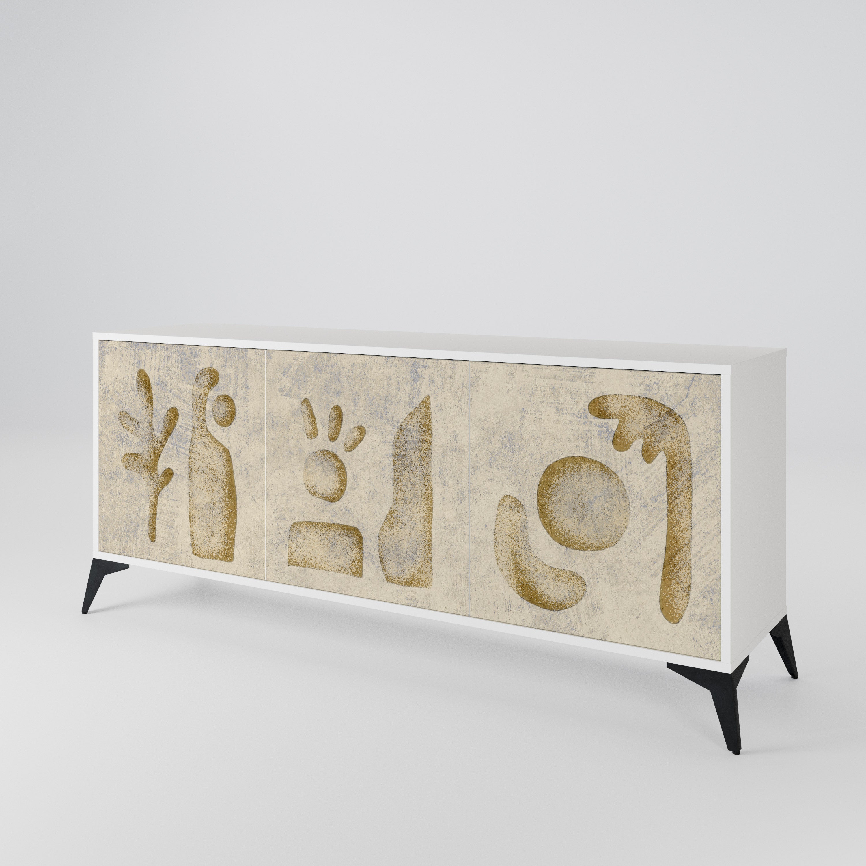 SAND SCULPTURES 3-türiges Sideboard