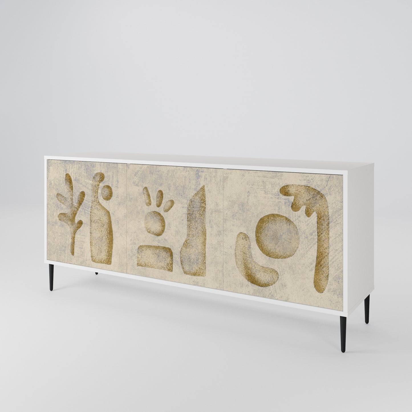 SAND SCULPTURES 3-türiges Sideboard
