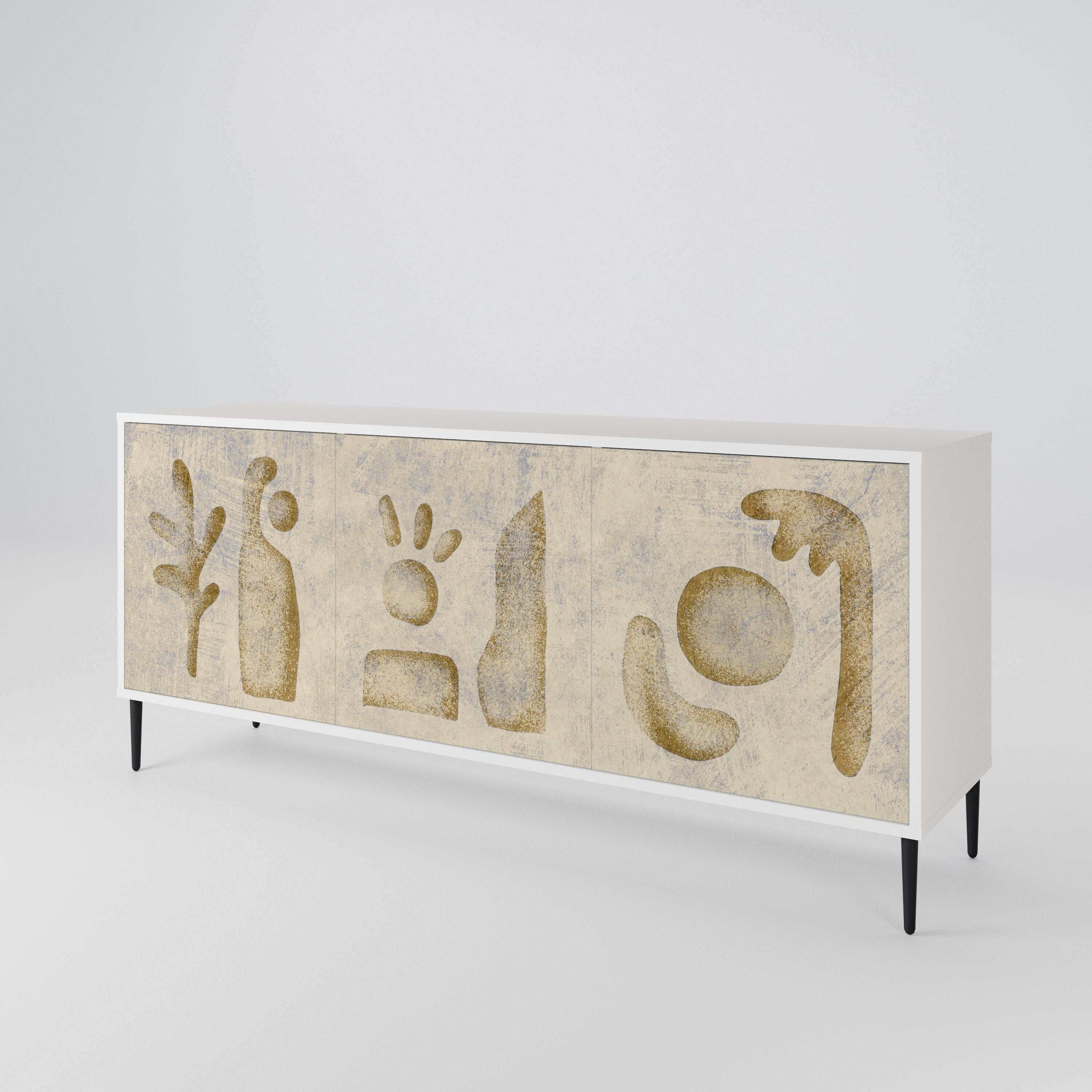 SAND SCULPTURES 3-türiges Sideboard