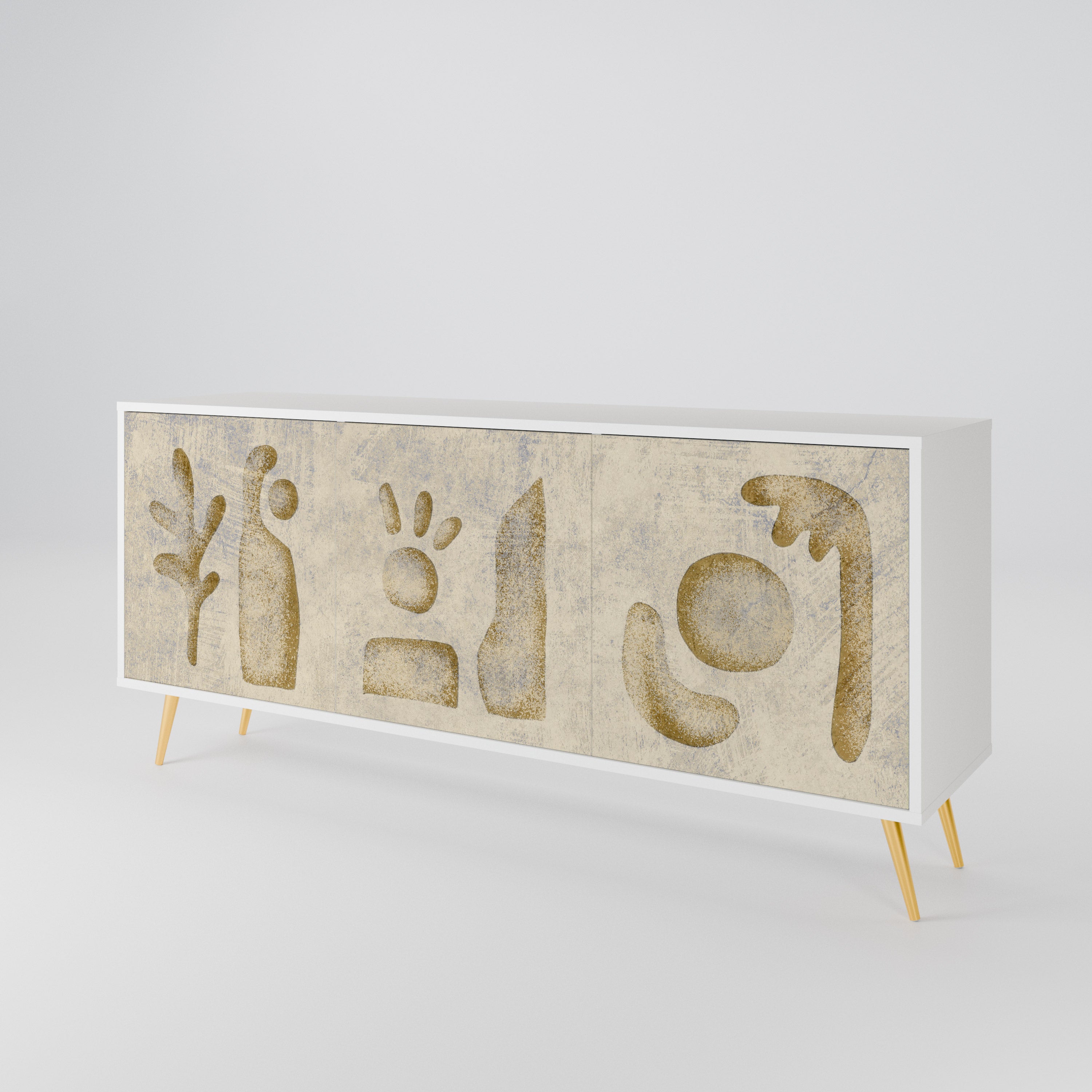 SAND SCULPTURES 3-türiges Sideboard