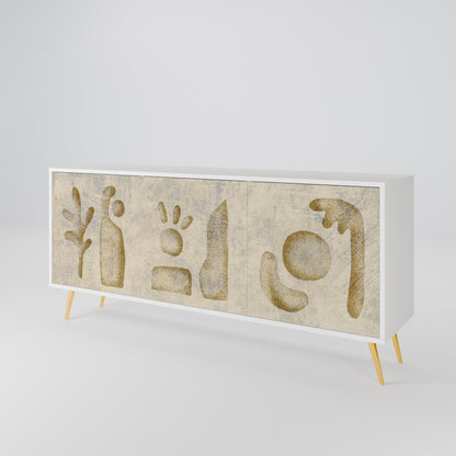 SAND SCULPTURES 3-türiges Sideboard