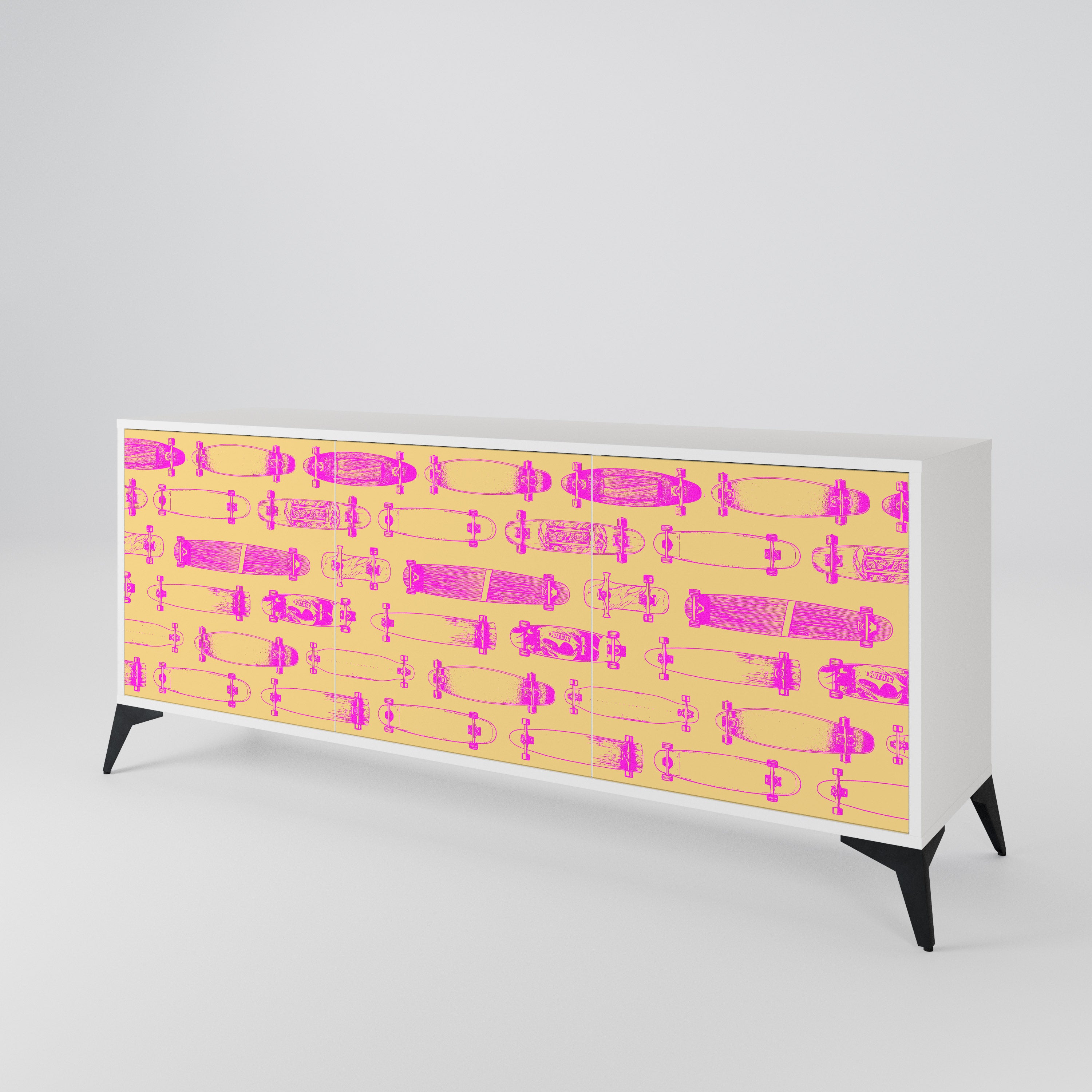 SKATEBOARD ARTISTRY 3-türiges Sideboard
