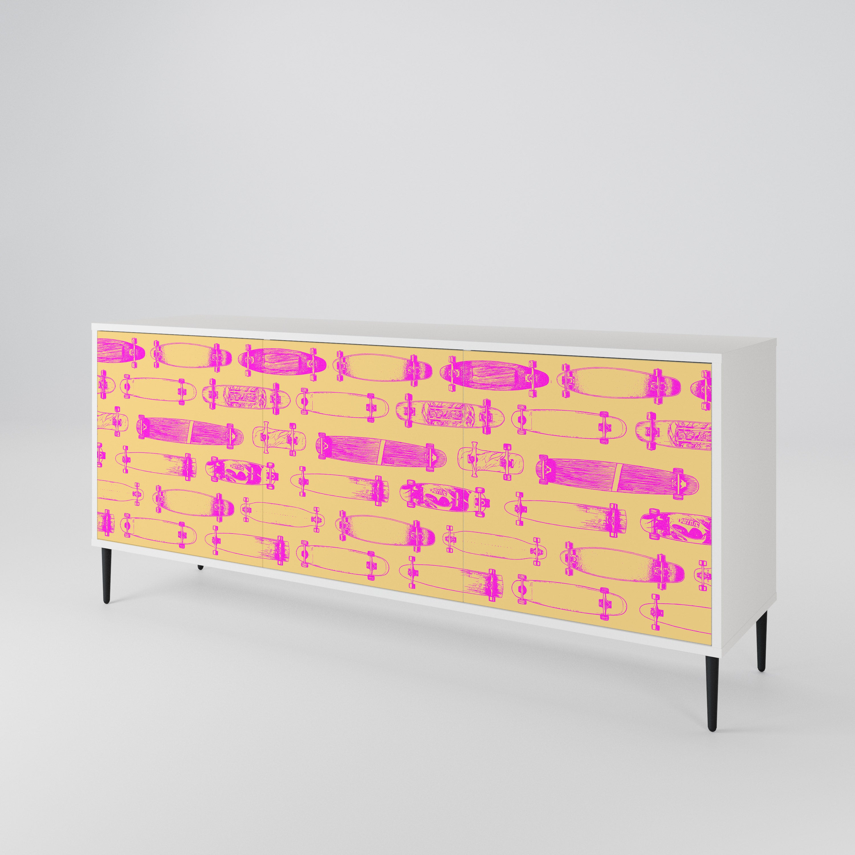 SKATEBOARD ARTISTRY 3-türiges Sideboard