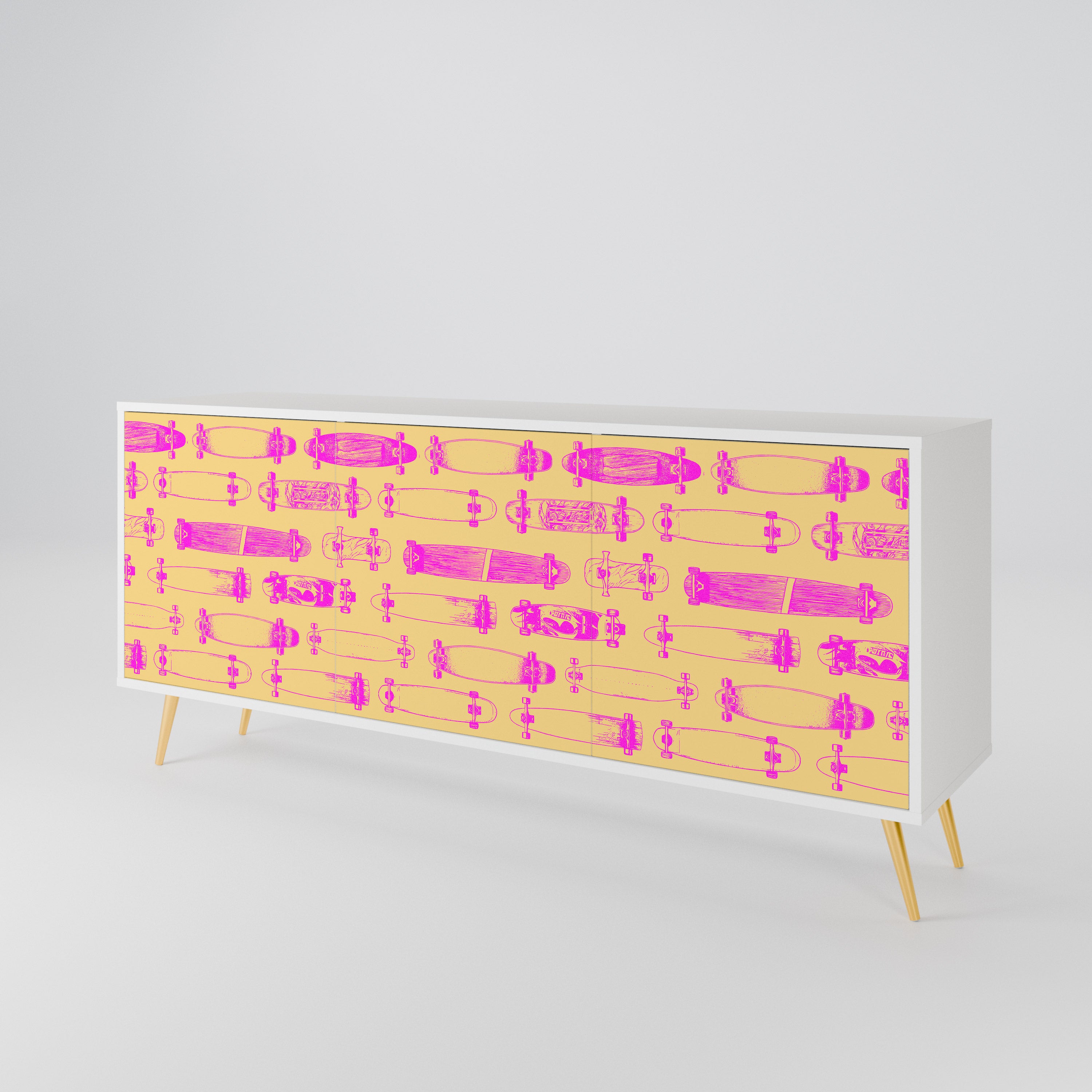 SKATEBOARD ARTISTRY 3-türiges Sideboard