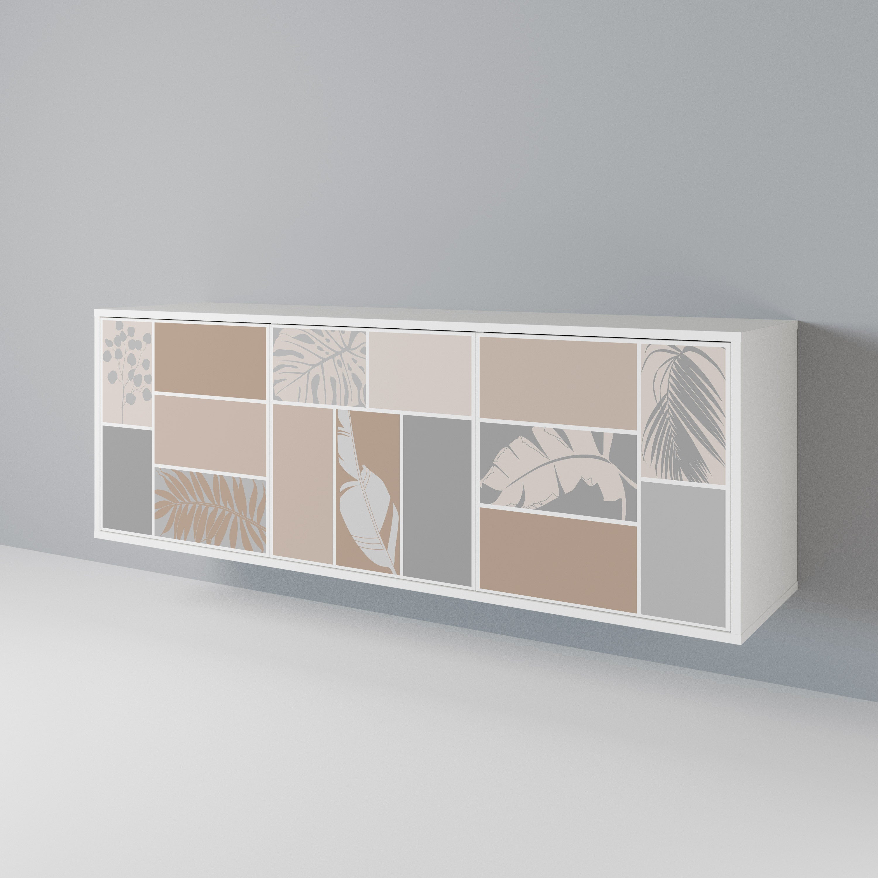 TROPICAL SHAPES 3-türiges Sideboard