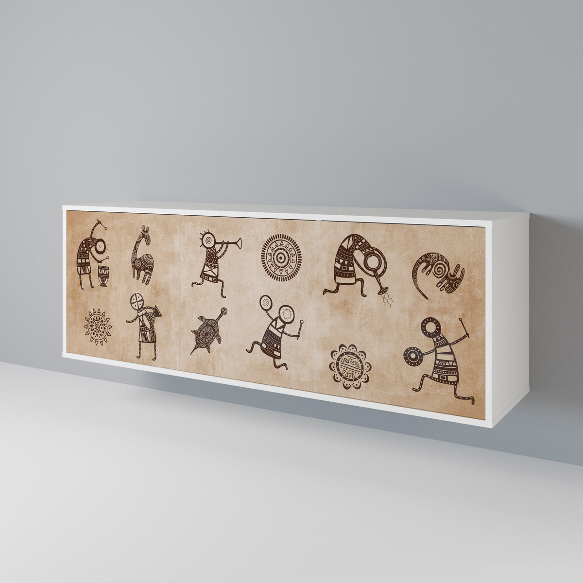 AFRICAN STYLE 3-türiges Sideboard