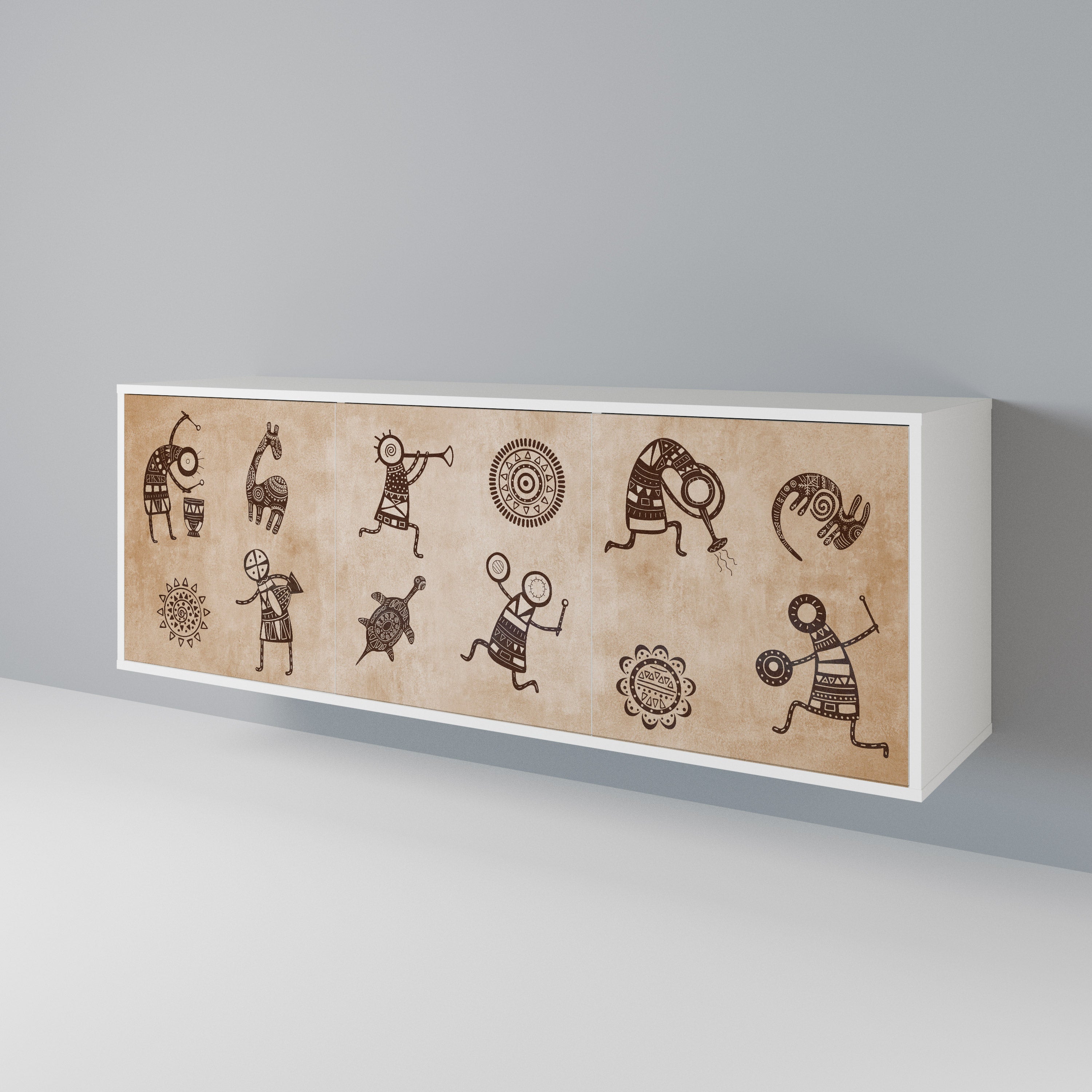 AFRICAN STYLE 3-türiges Sideboard