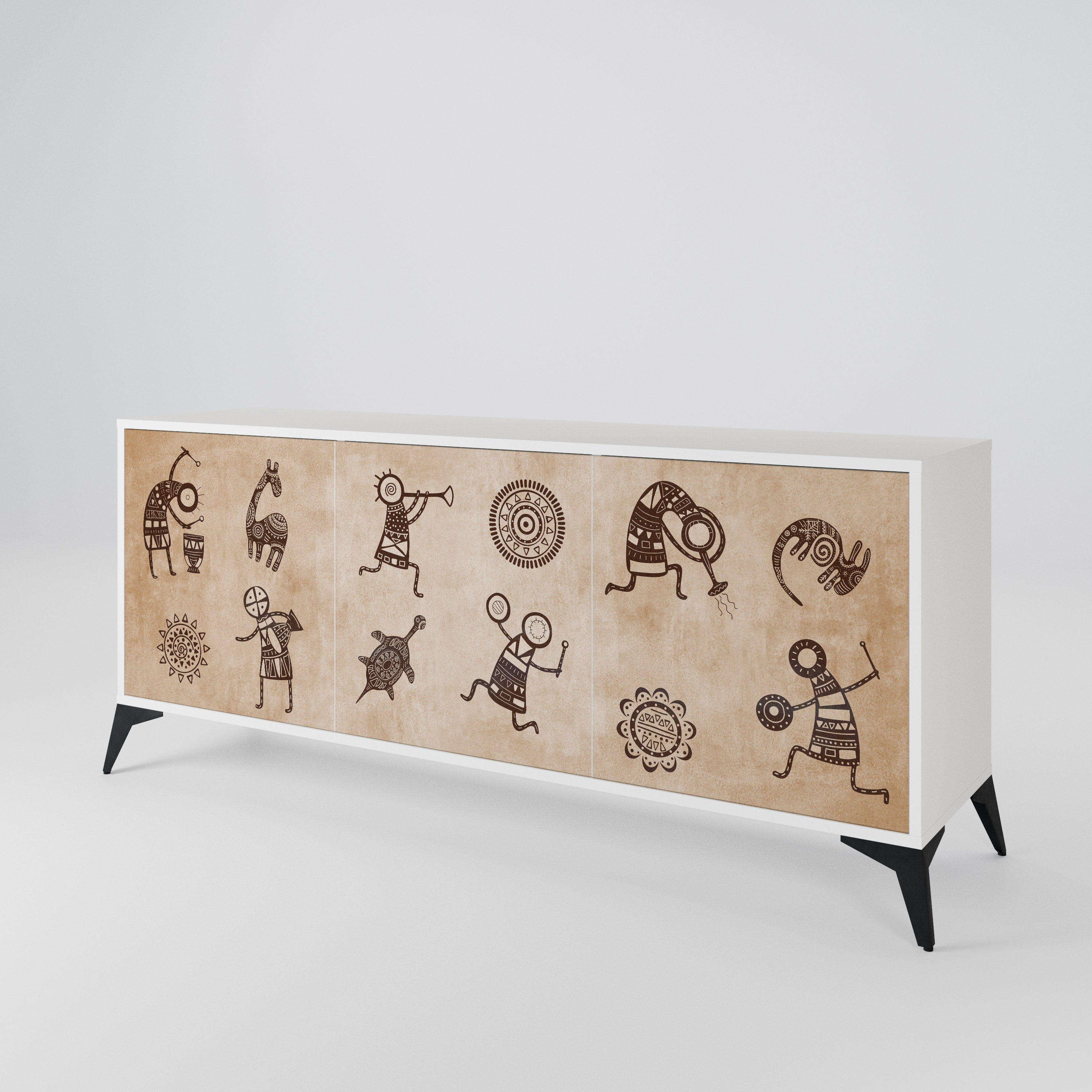 AFRICAN STYLE 3-türiges Sideboard