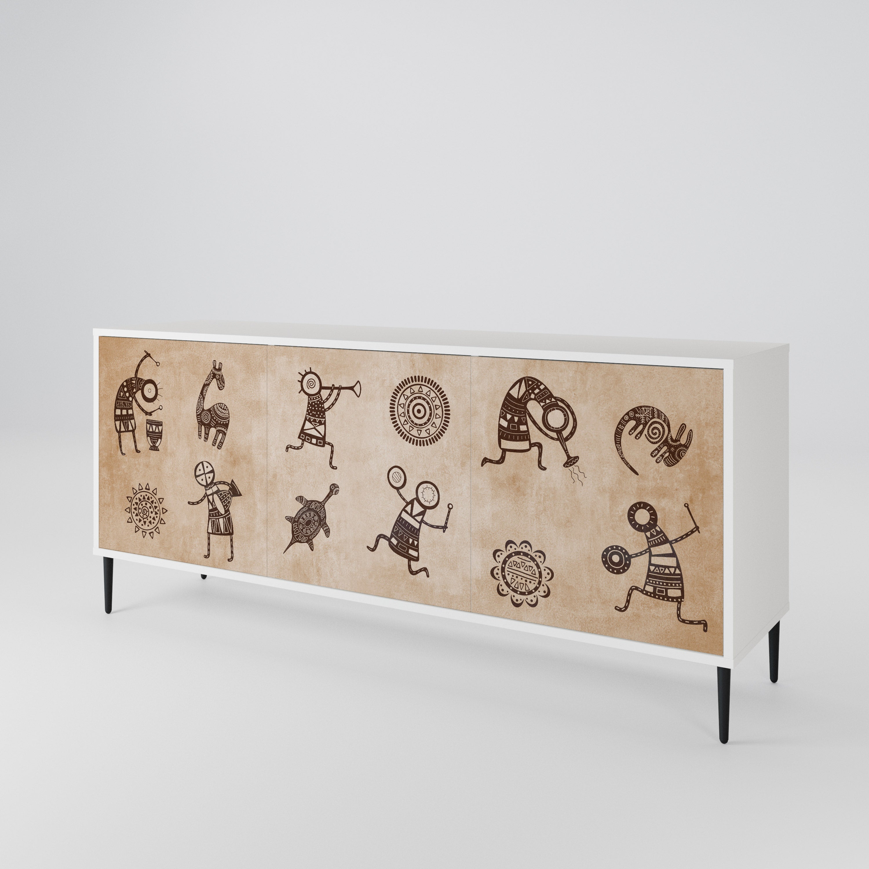 AFRICAN STYLE 3-türiges Sideboard