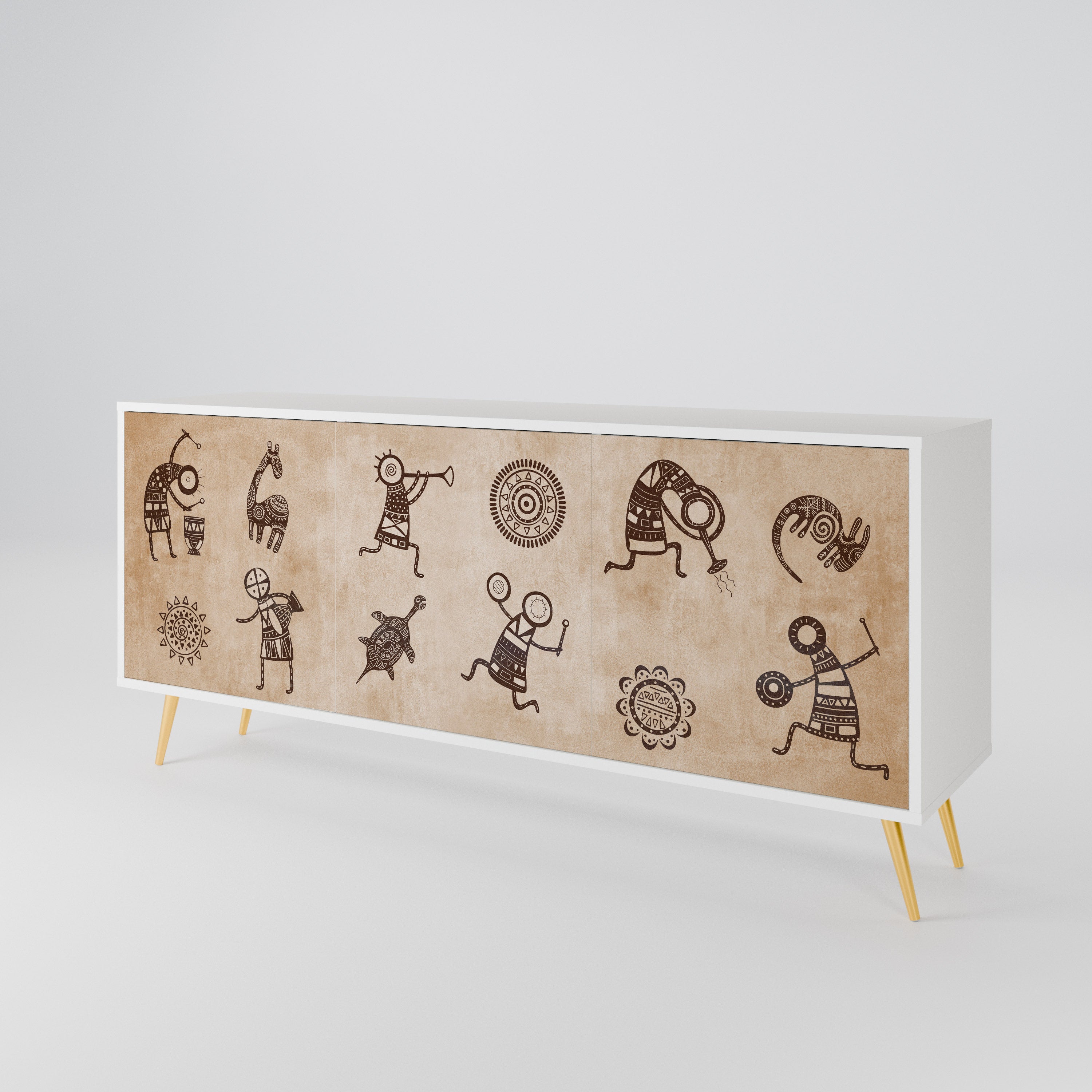 AFRICAN STYLE 3-türiges Sideboard