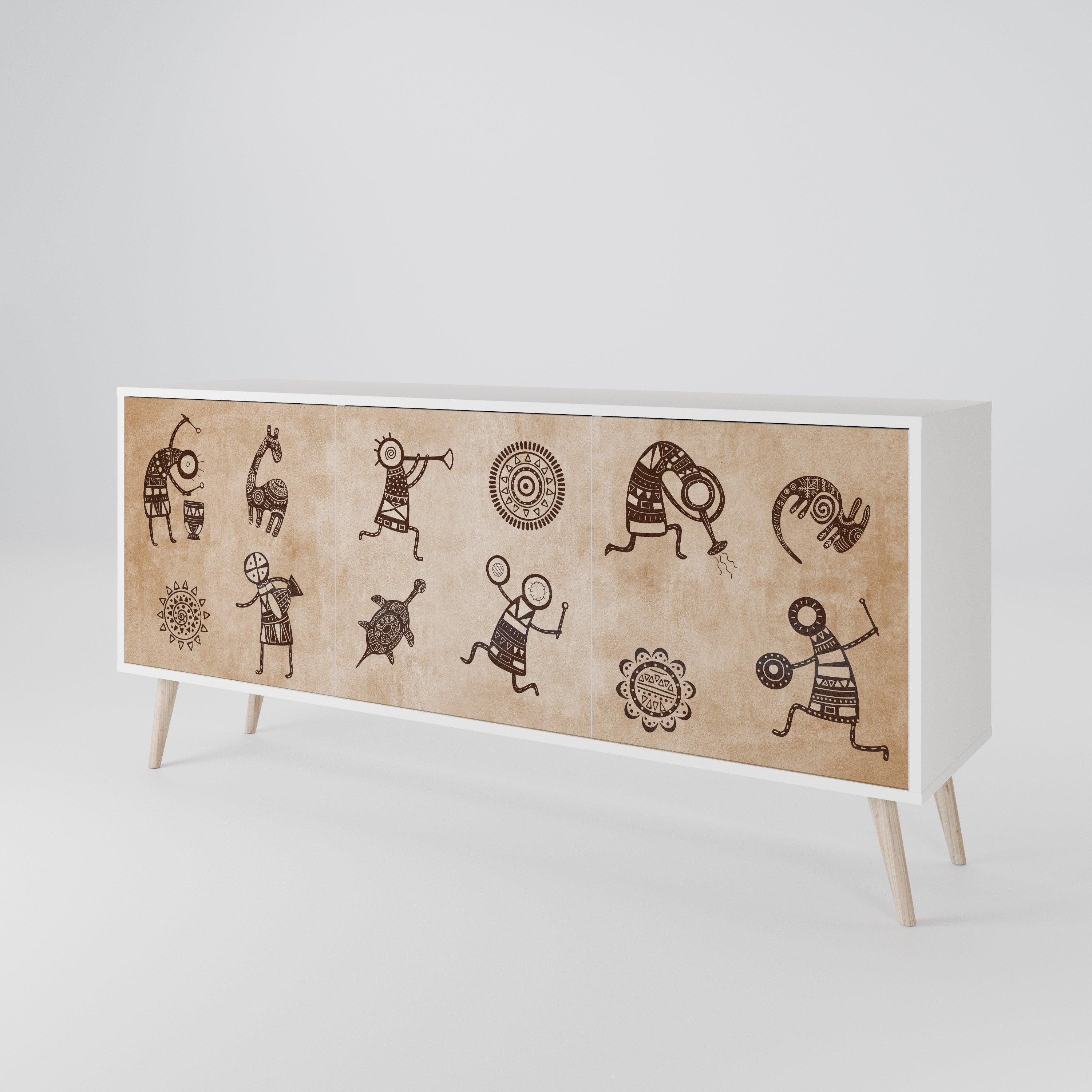 AFRICAN STYLE 3-türiges Sideboard