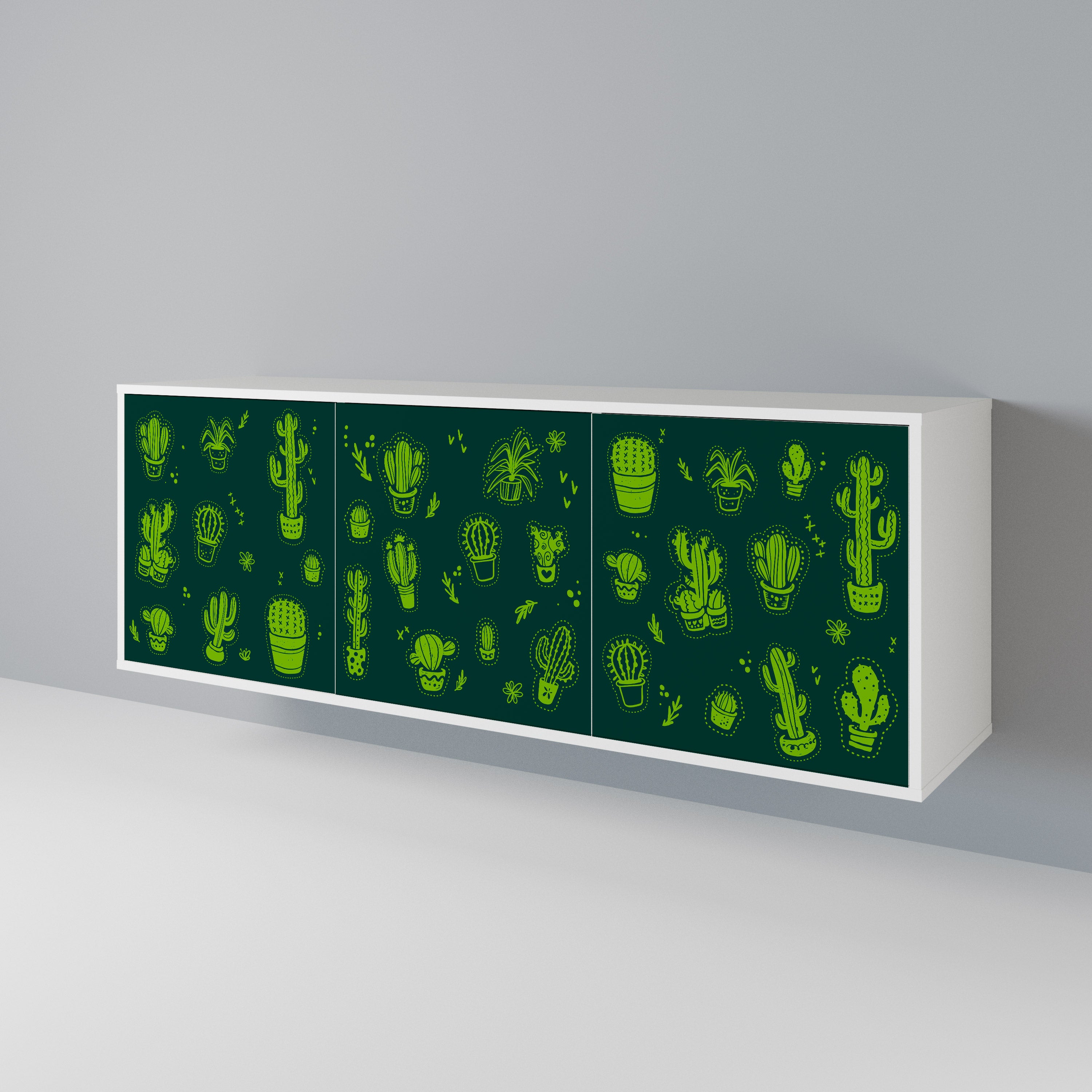 DESERT GREEN 3-türiges Sideboard