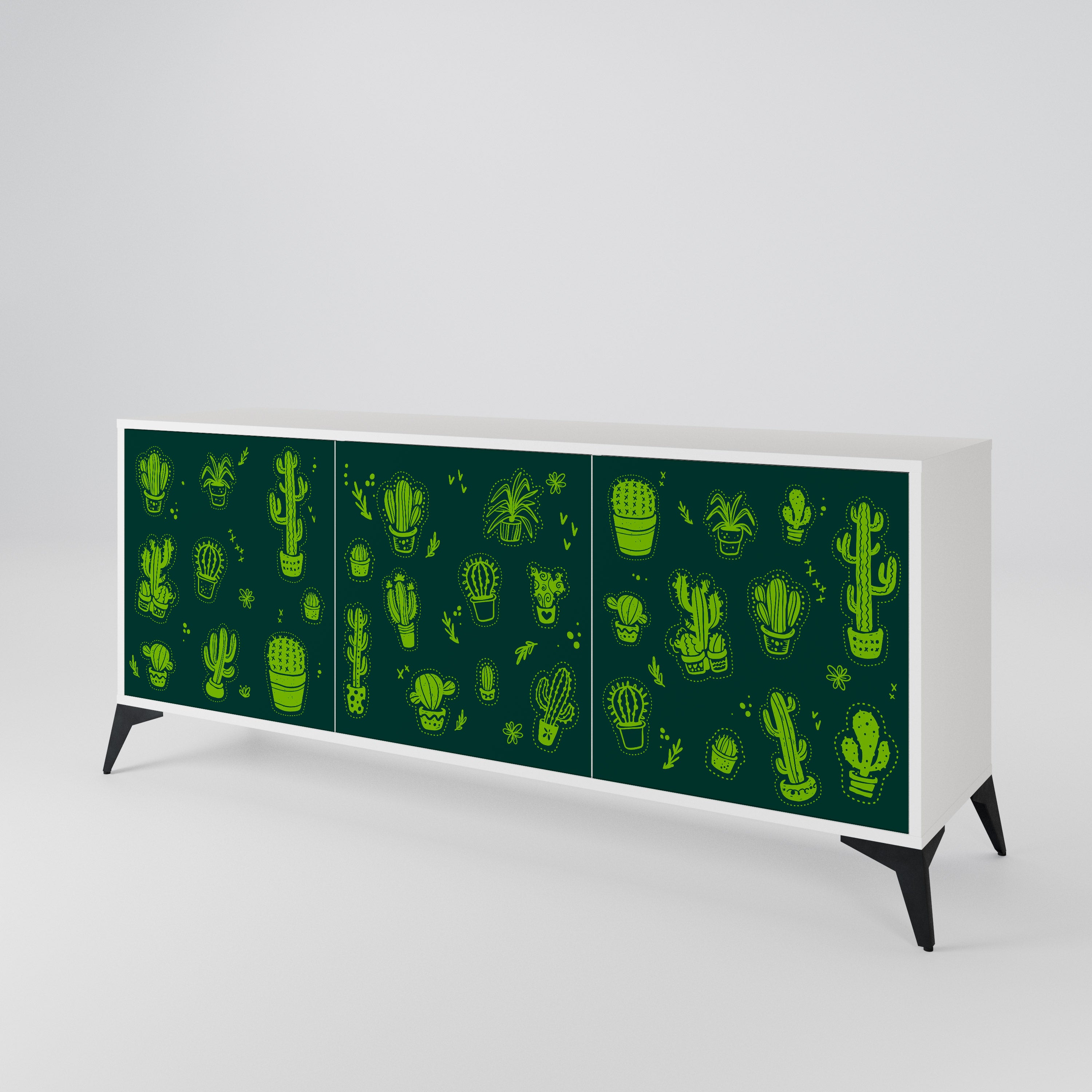 DESERT GREEN 3-türiges Sideboard