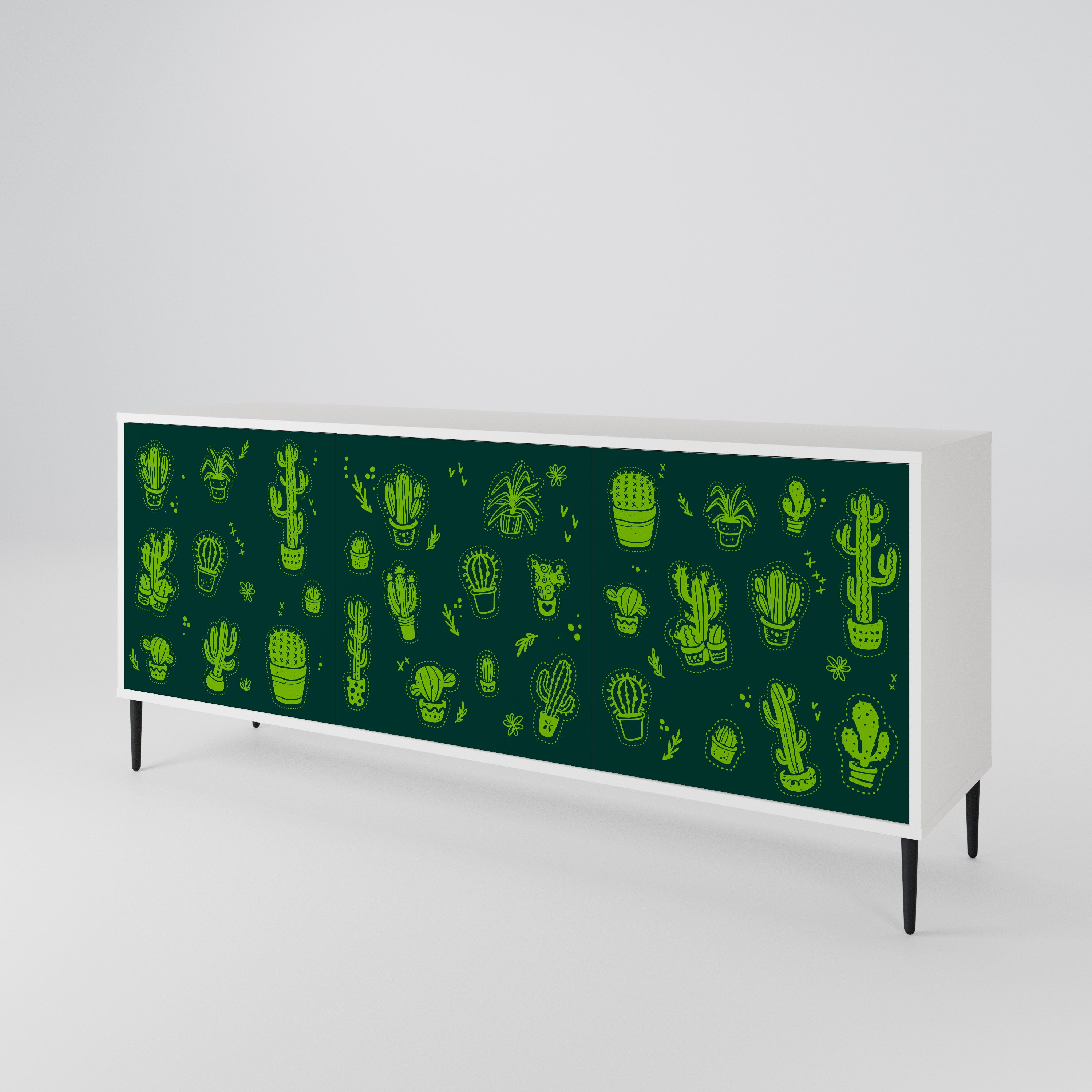 DESERT GREEN 3-türiges Sideboard