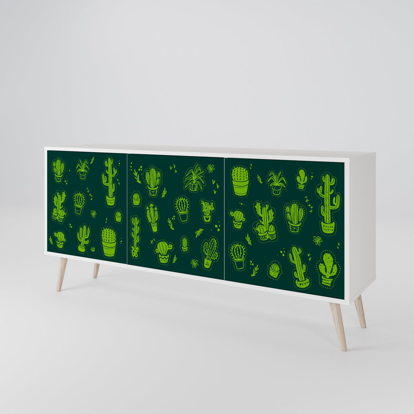 DESERT GREEN 3-türiges Sideboard