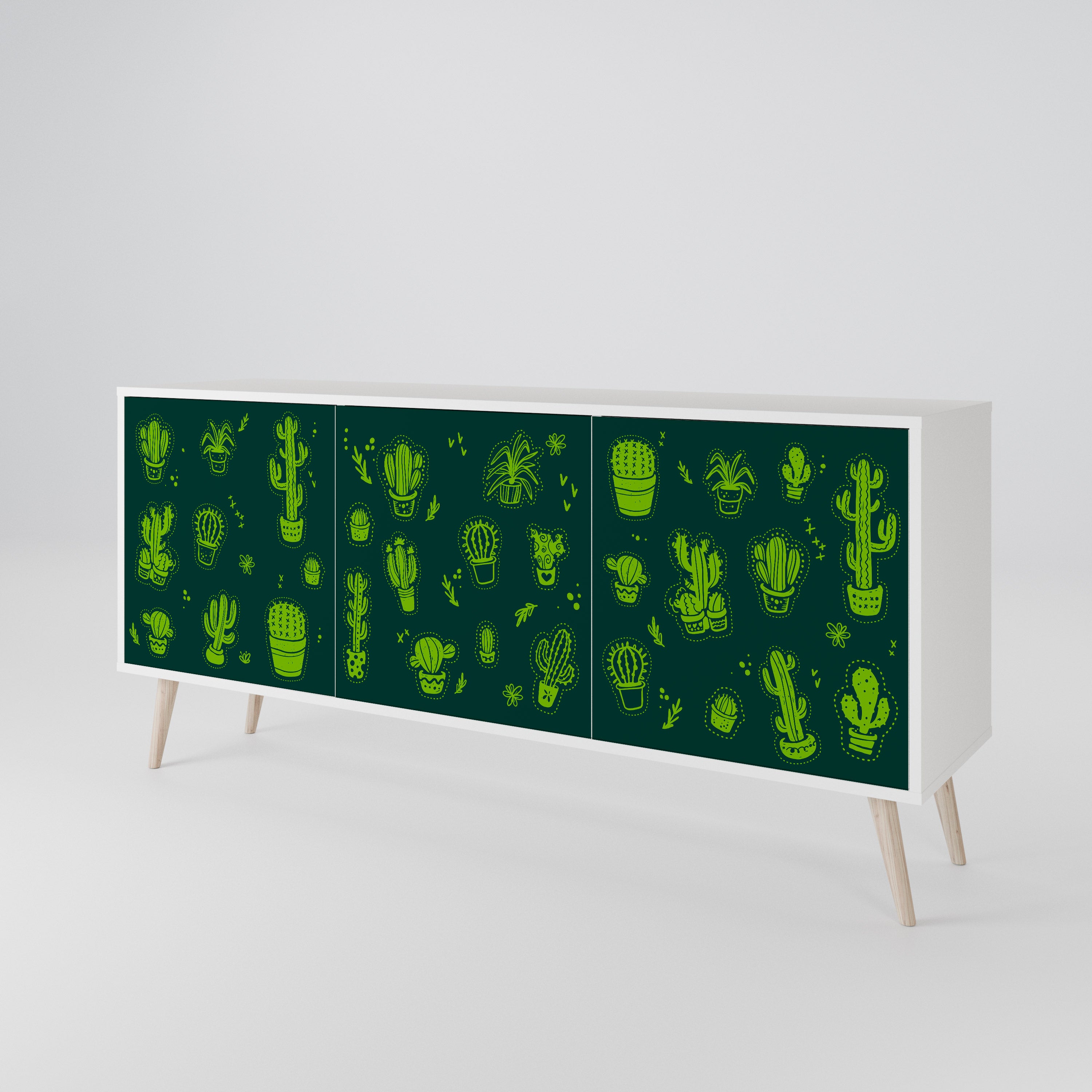 DESERT GREEN 3-türiges Sideboard
