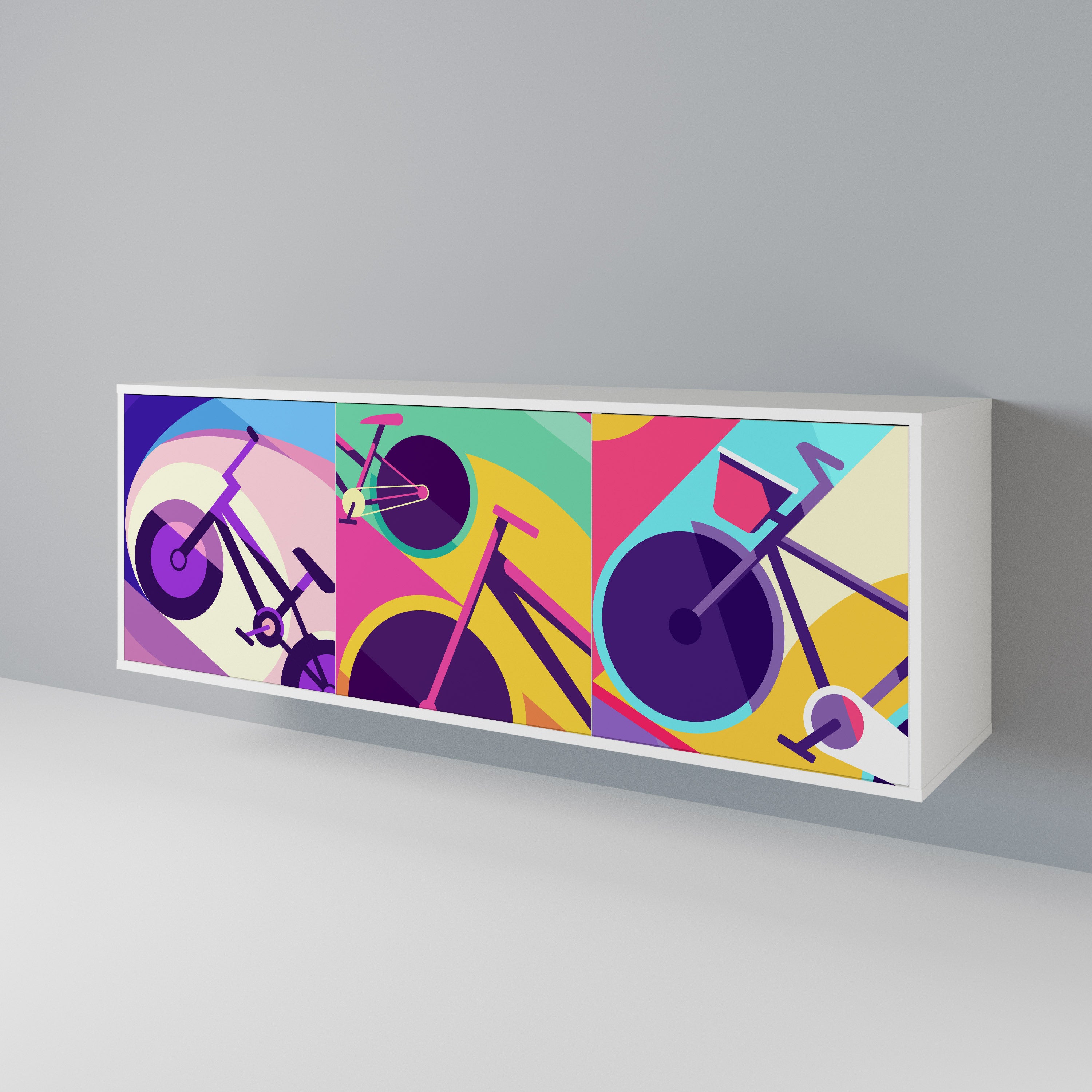 BIKE DREAMS 3-türiges Sideboard