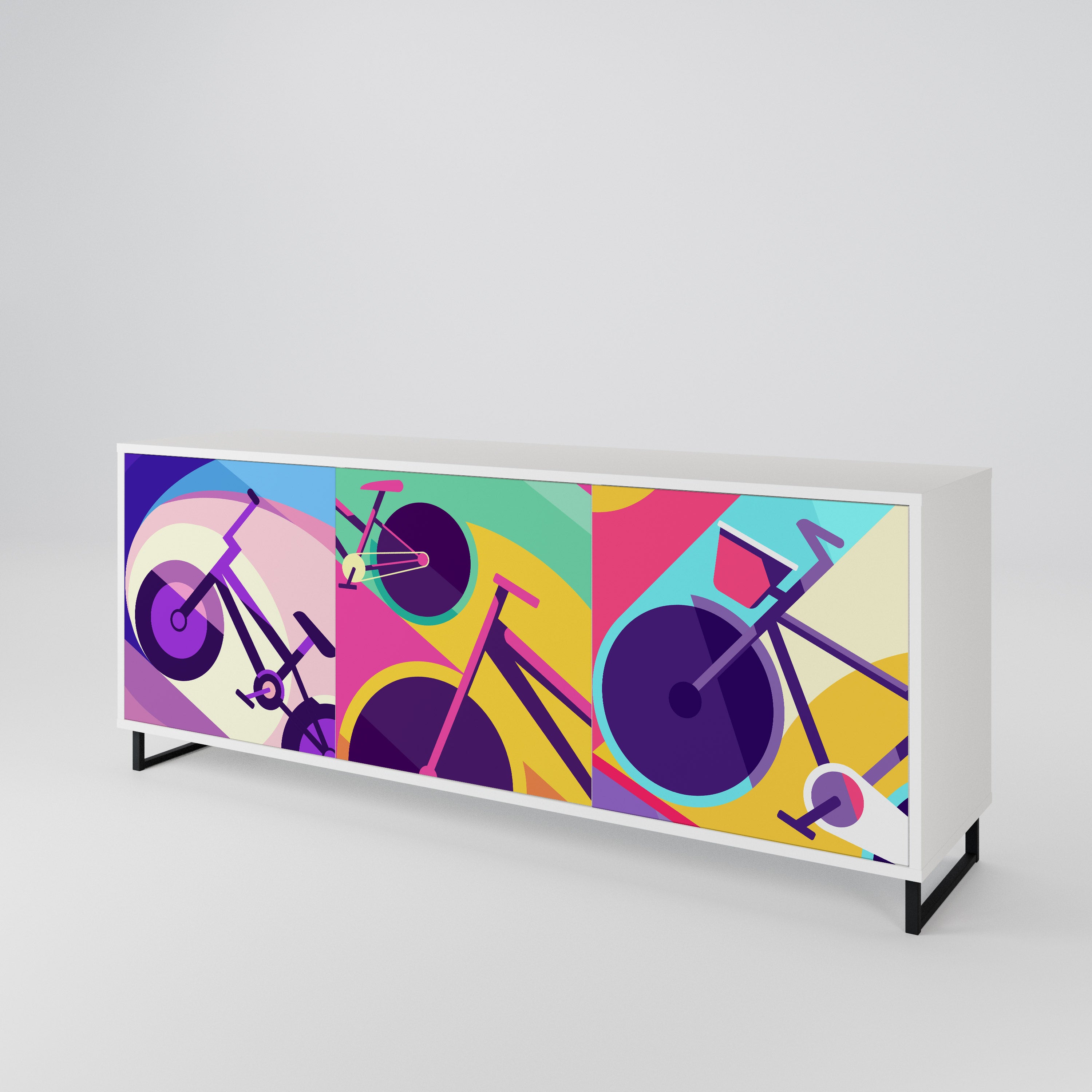 BIKE DREAMS 3-türiges Sideboard
