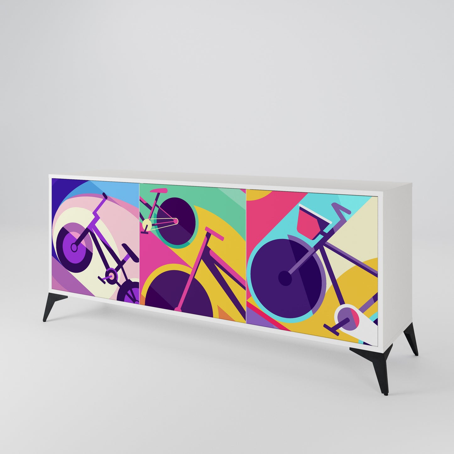 BIKE DREAMS 3-türiges Sideboard