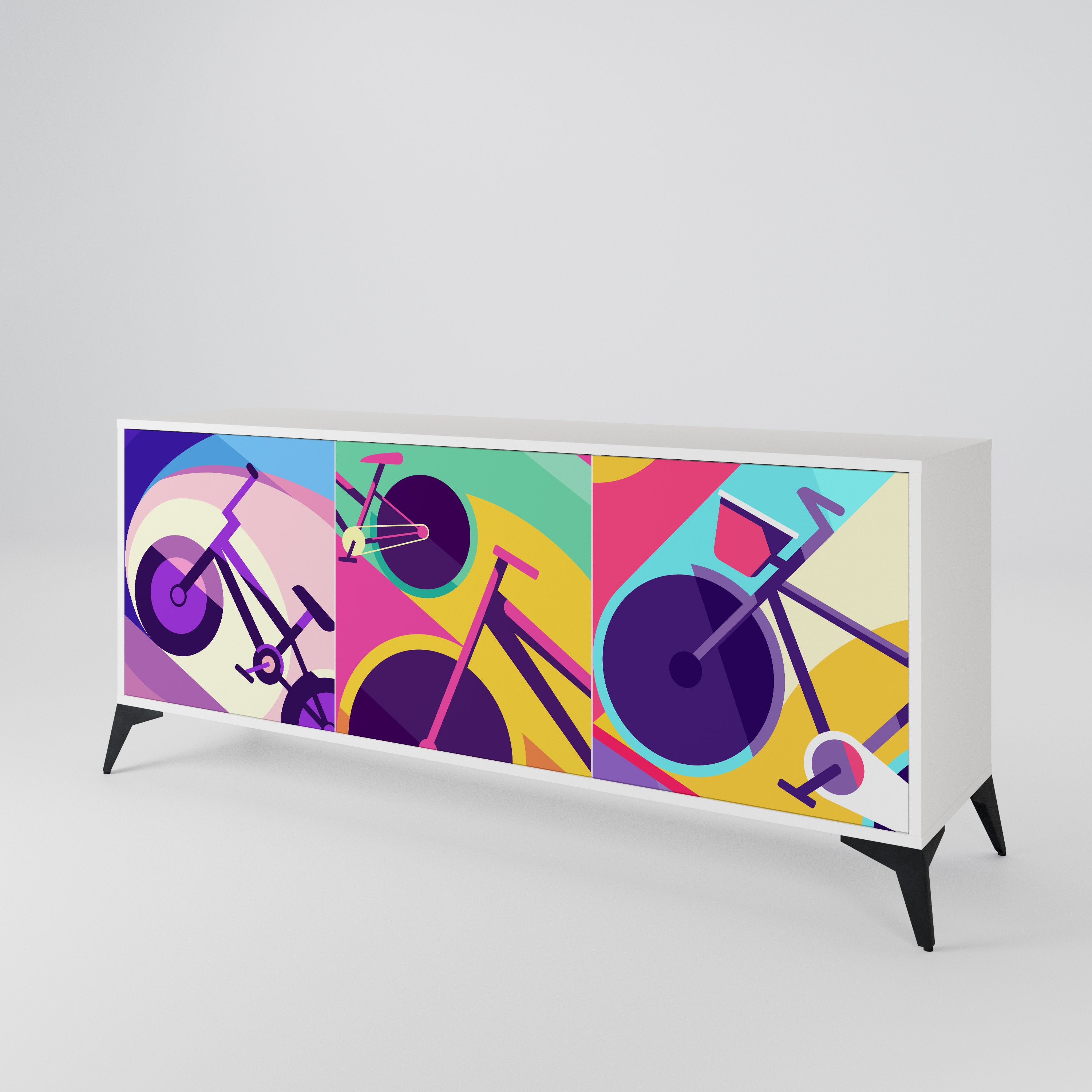 BIKE DREAMS 3-türiges Sideboard