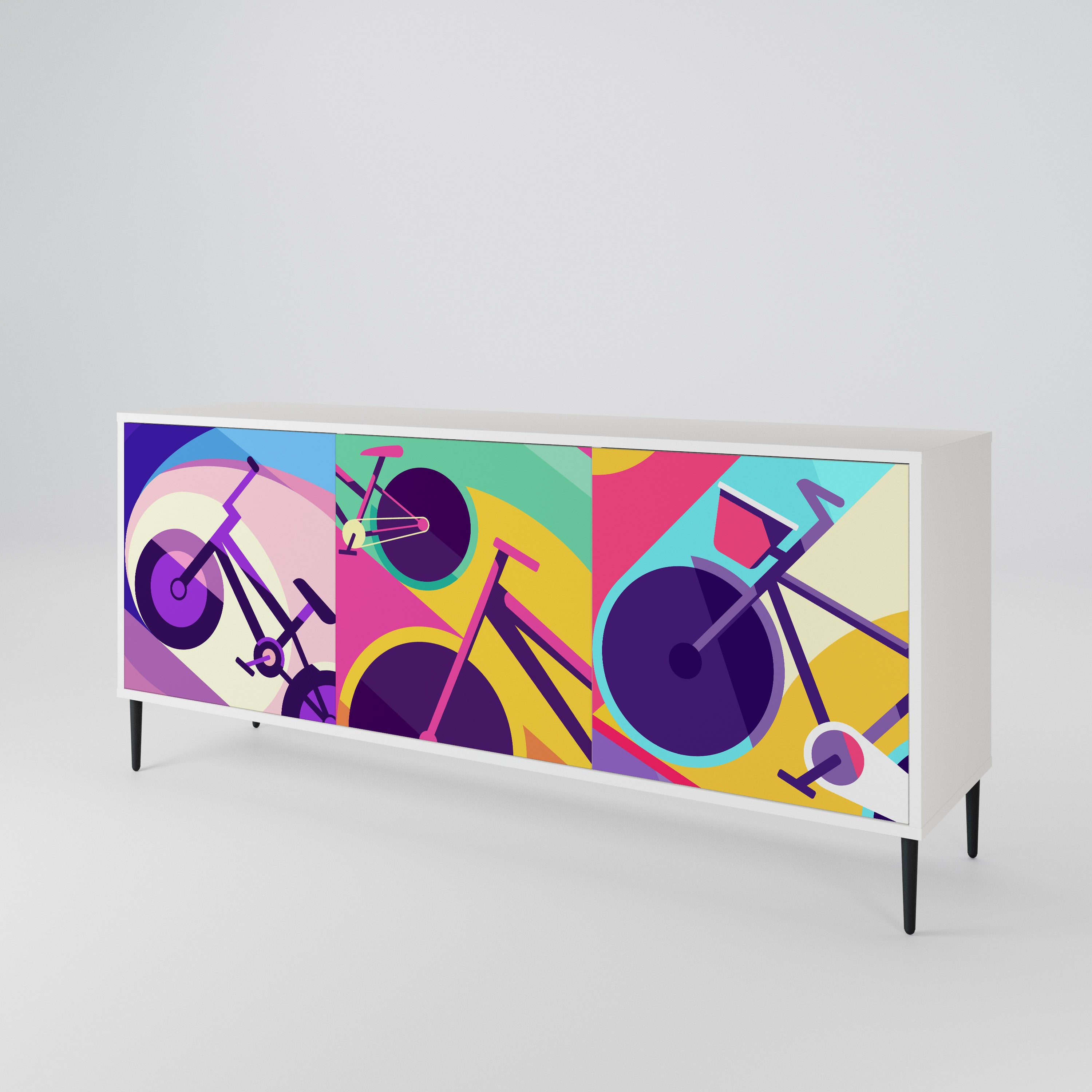 BIKE DREAMS 3-türiges Sideboard