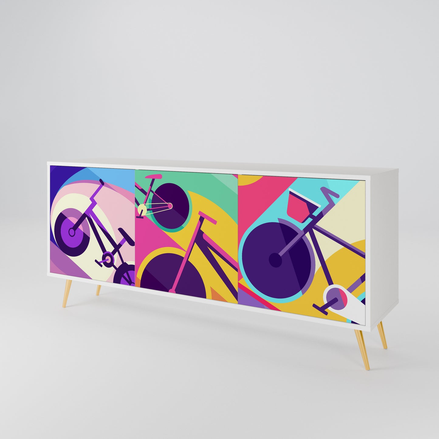 BIKE DREAMS 3-türiges Sideboard